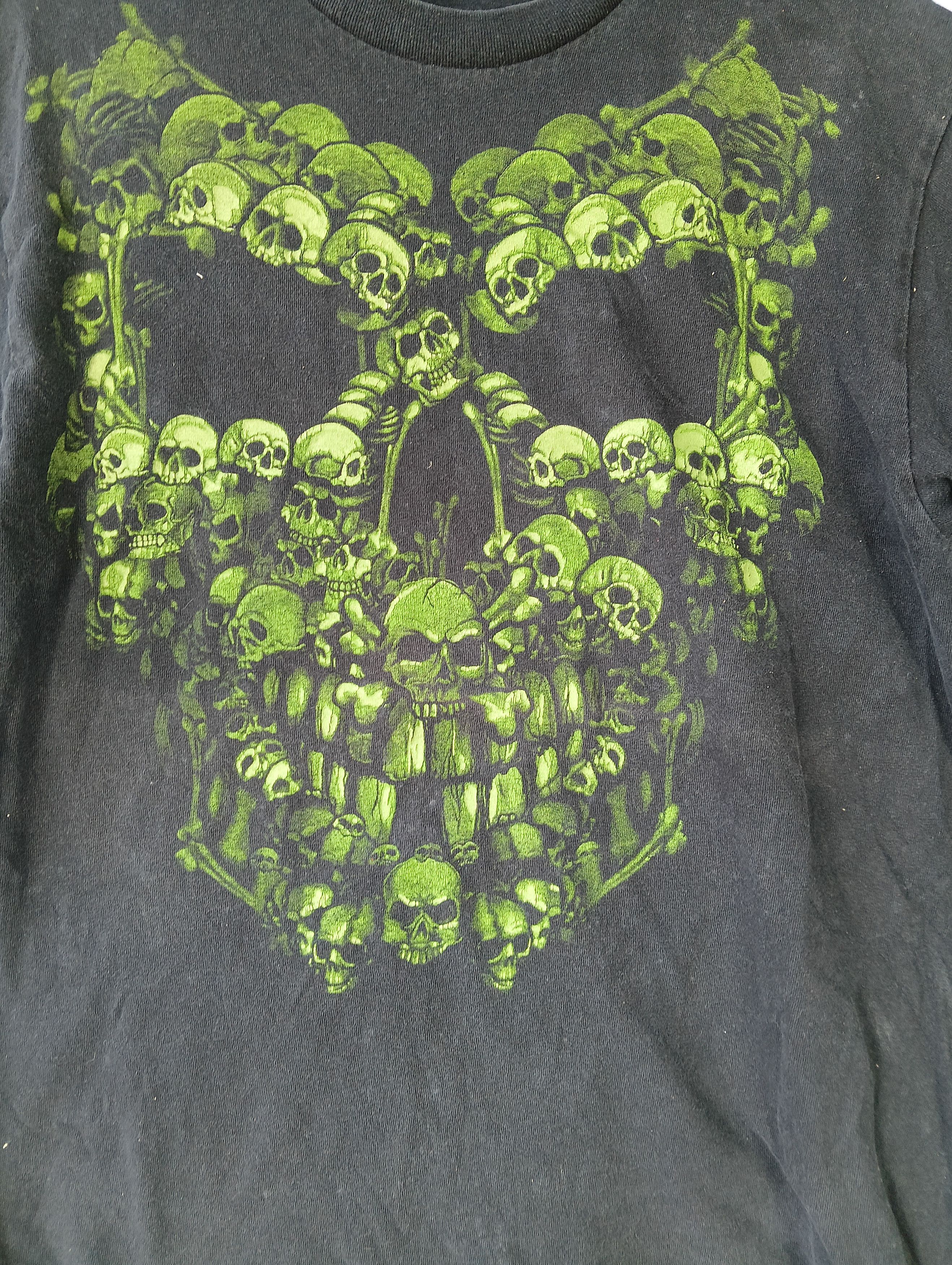 Vintage vintage skull big logo tee Size US M / EU 48-50 / 2 - 2 Thumbnail
