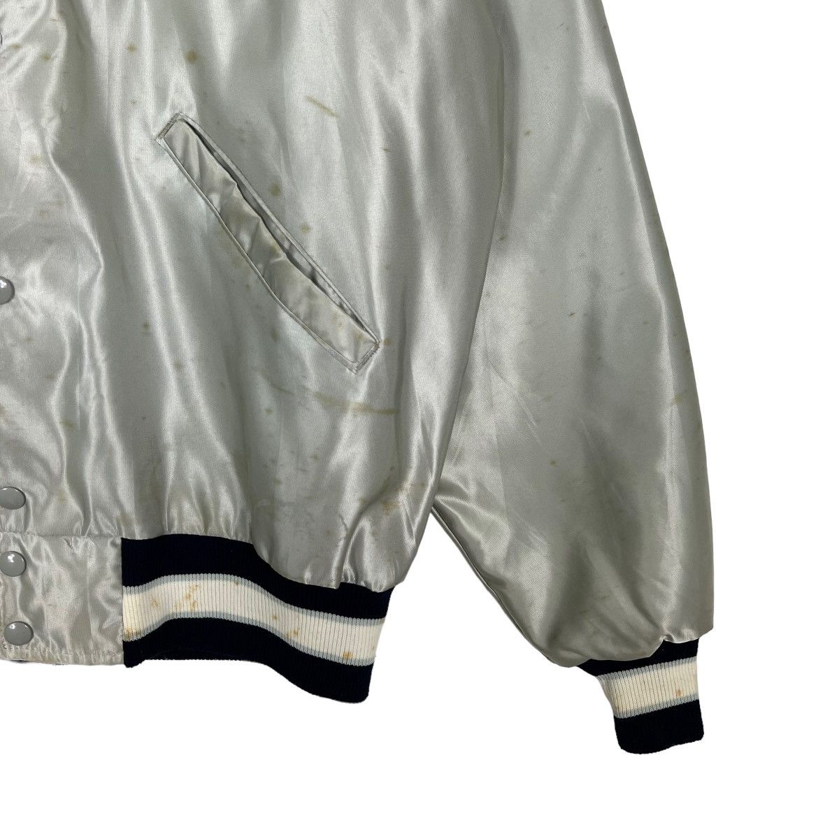 Delong × Vintage 🔥 VINTAGE DELONG SURUGA BAY 'WINDS' FT SATIN BOMBER JACKET Size US L / EU 52-54 / 3 - 6 Thumbnail