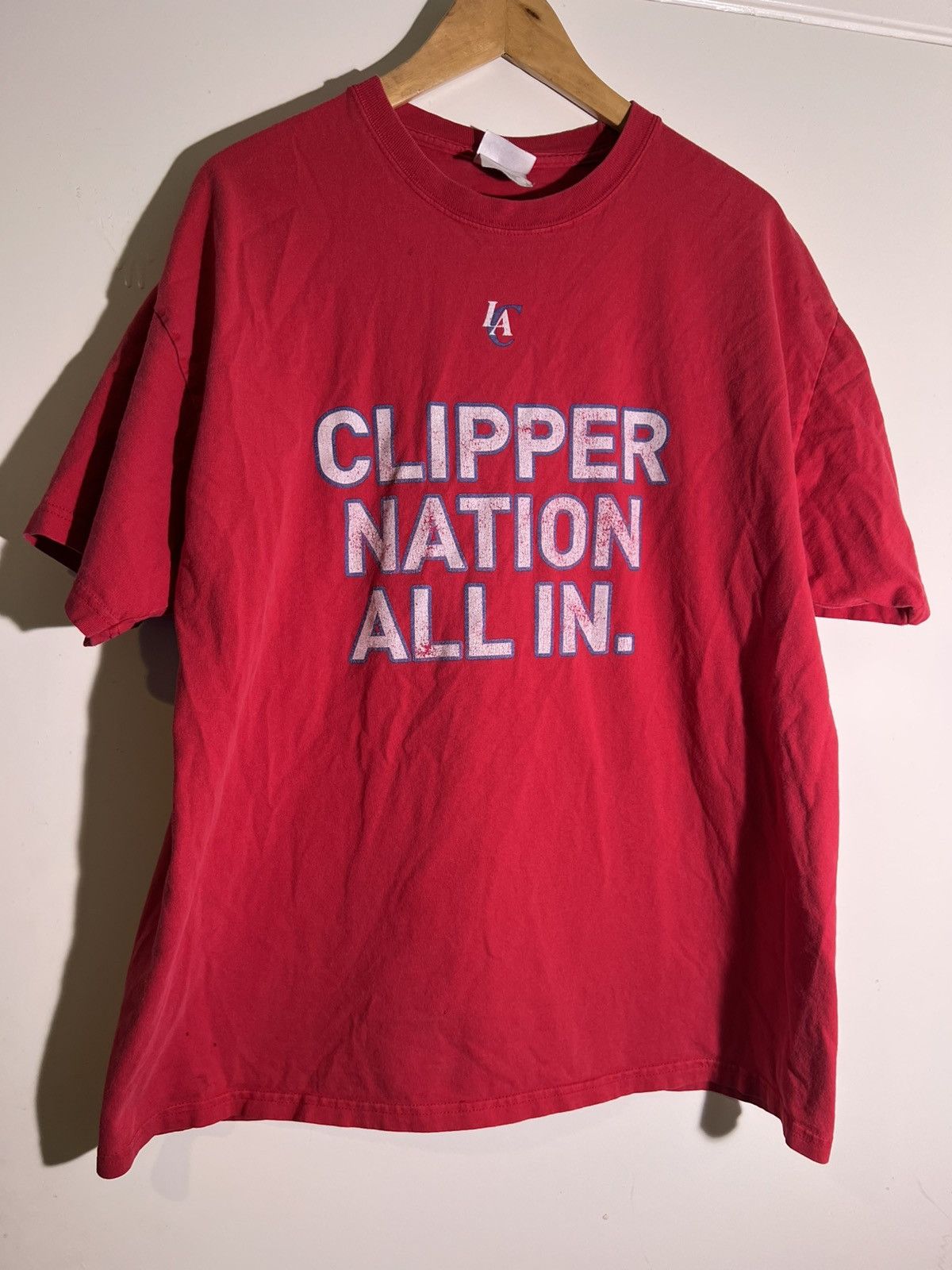 Vintage Y2K 2000’s VTG Vintage LAC Clippers Nation Basketball Shirt Size US XL / EU 56 / 4 - 1 Thumbnail