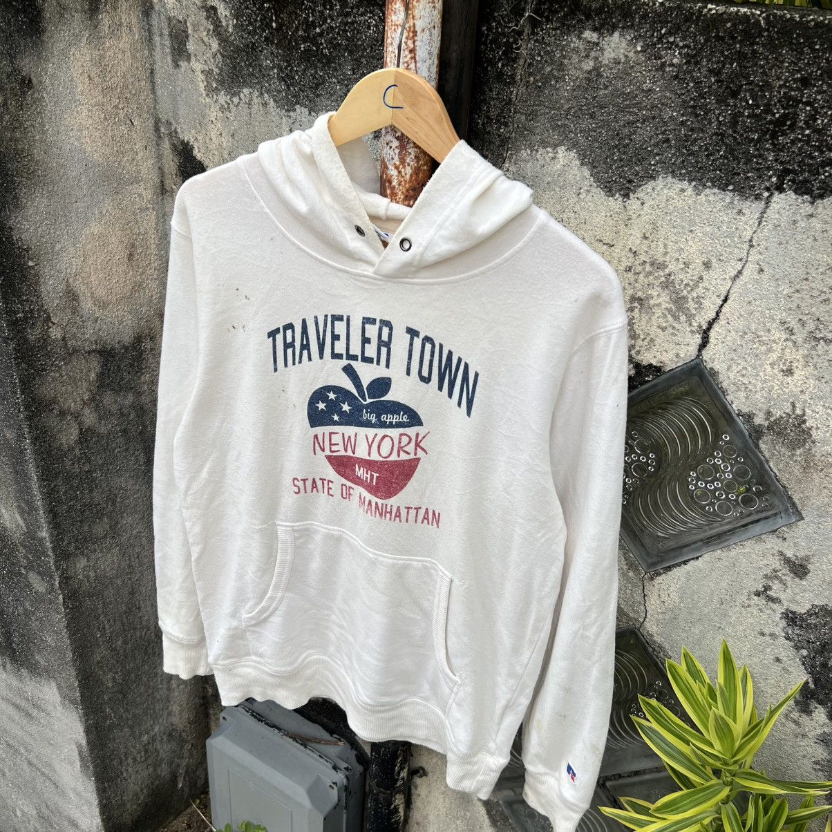 Russell Athletic “VINTAGE” TRASHED RUSSEL GRAPHIC TEE HOODIE Size US L / EU 52-54 / 3 - 2 Thumbnail