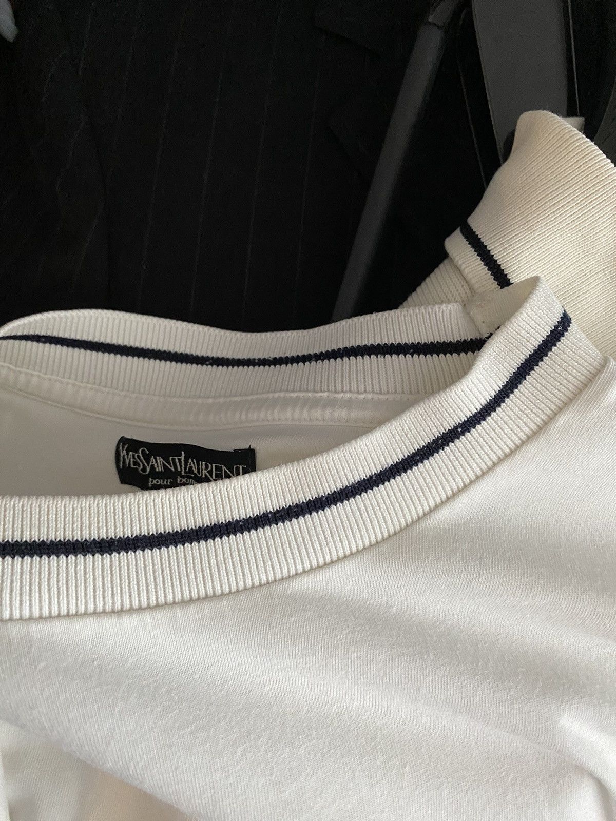Yves Saint Laurent 90s YSL T-Shirt White Size US XL / EU 56 / 4 - 15 Thumbnail