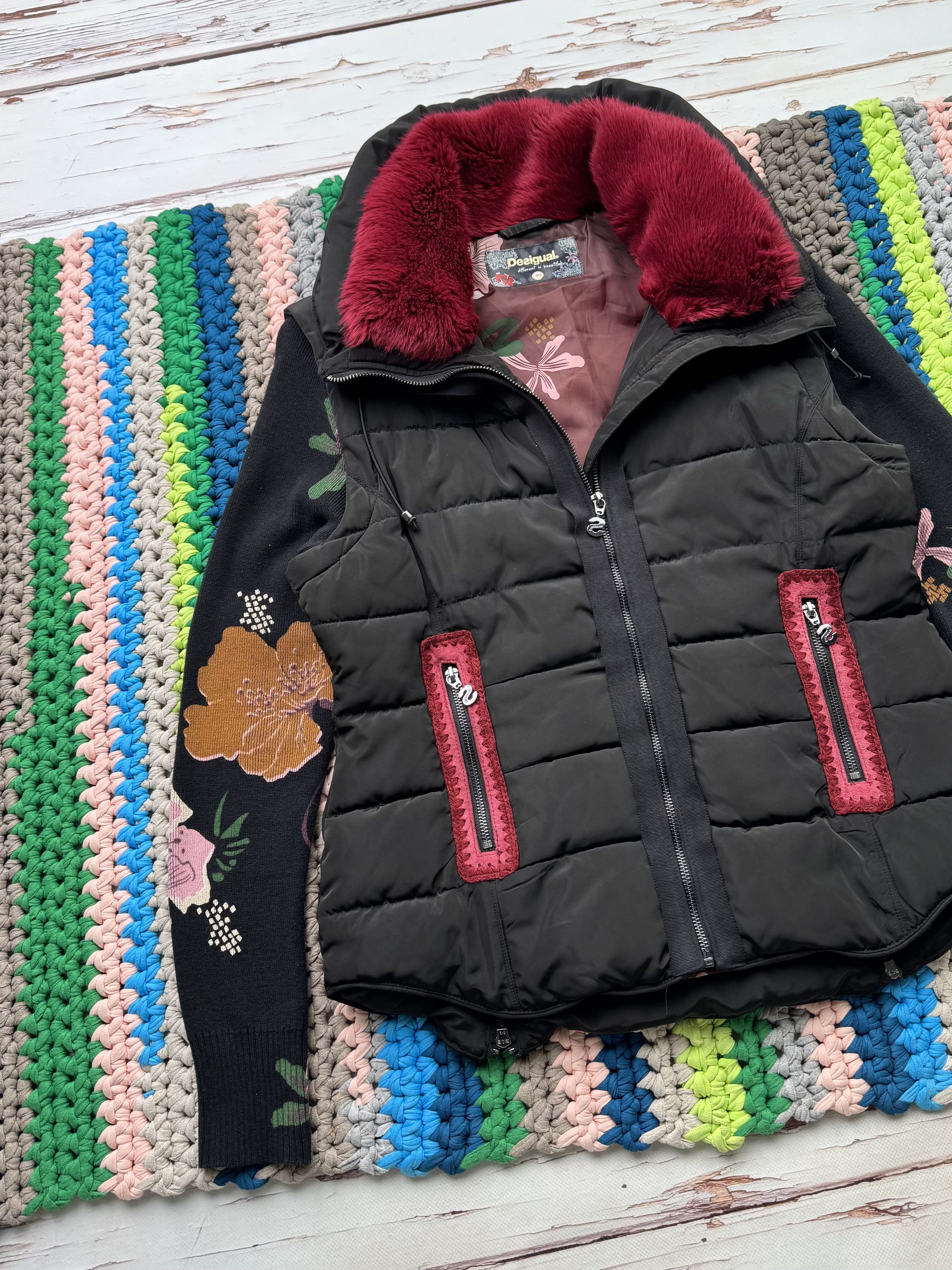Desigual Desigual Jacket/Vest 2in1 (D10)(V70) Size M / US 6-8 / IT 42-44 - 2 Thumbnail