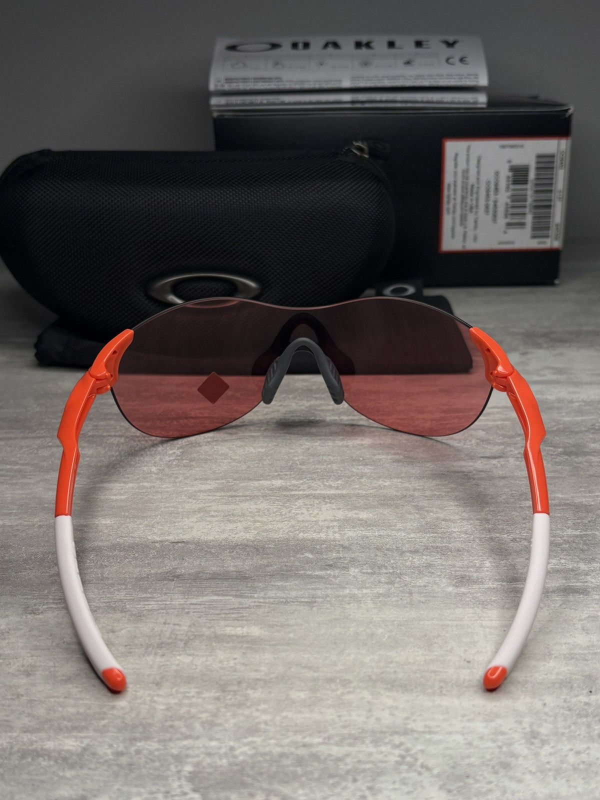 Oakley Oakley EVZero Ascend Safety Orange / Prizm Peach Glasses Size ONE SIZE - 11 Thumbnail