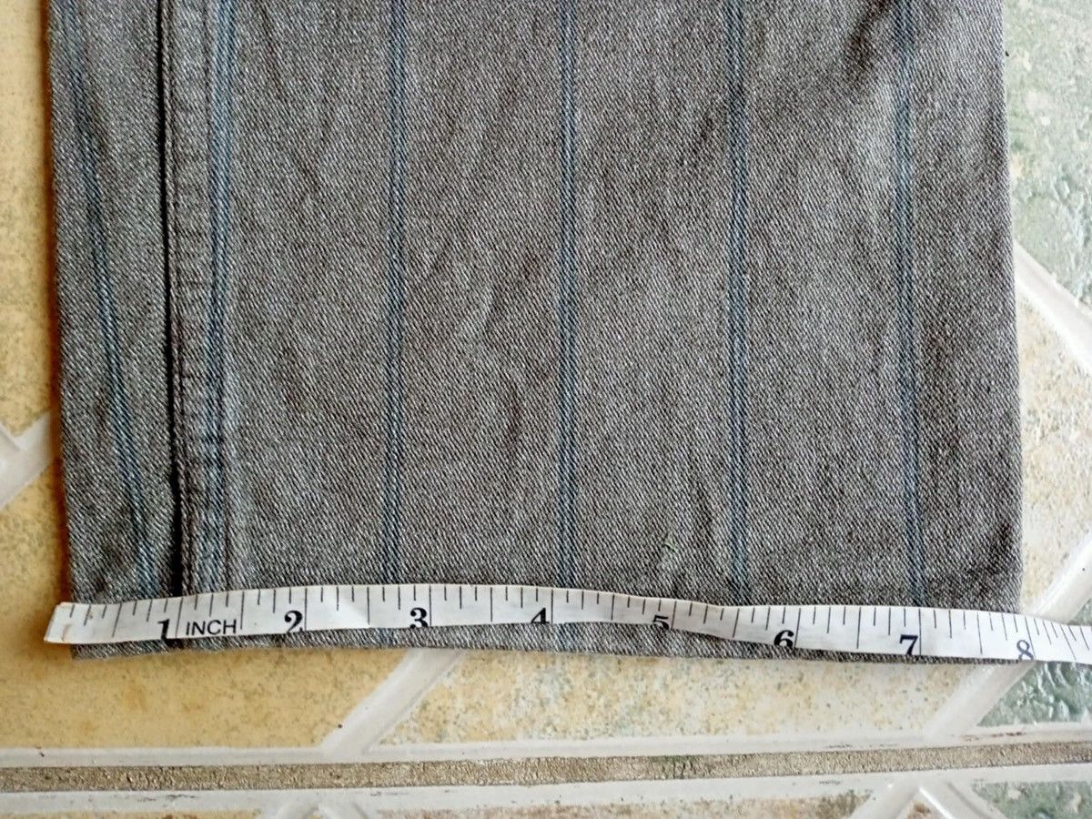 Japanese Brand WAREHOUSE X HELLERS CAFE STRIPED WORK PANTS Size US 30 / EU 46 - 12 Thumbnail