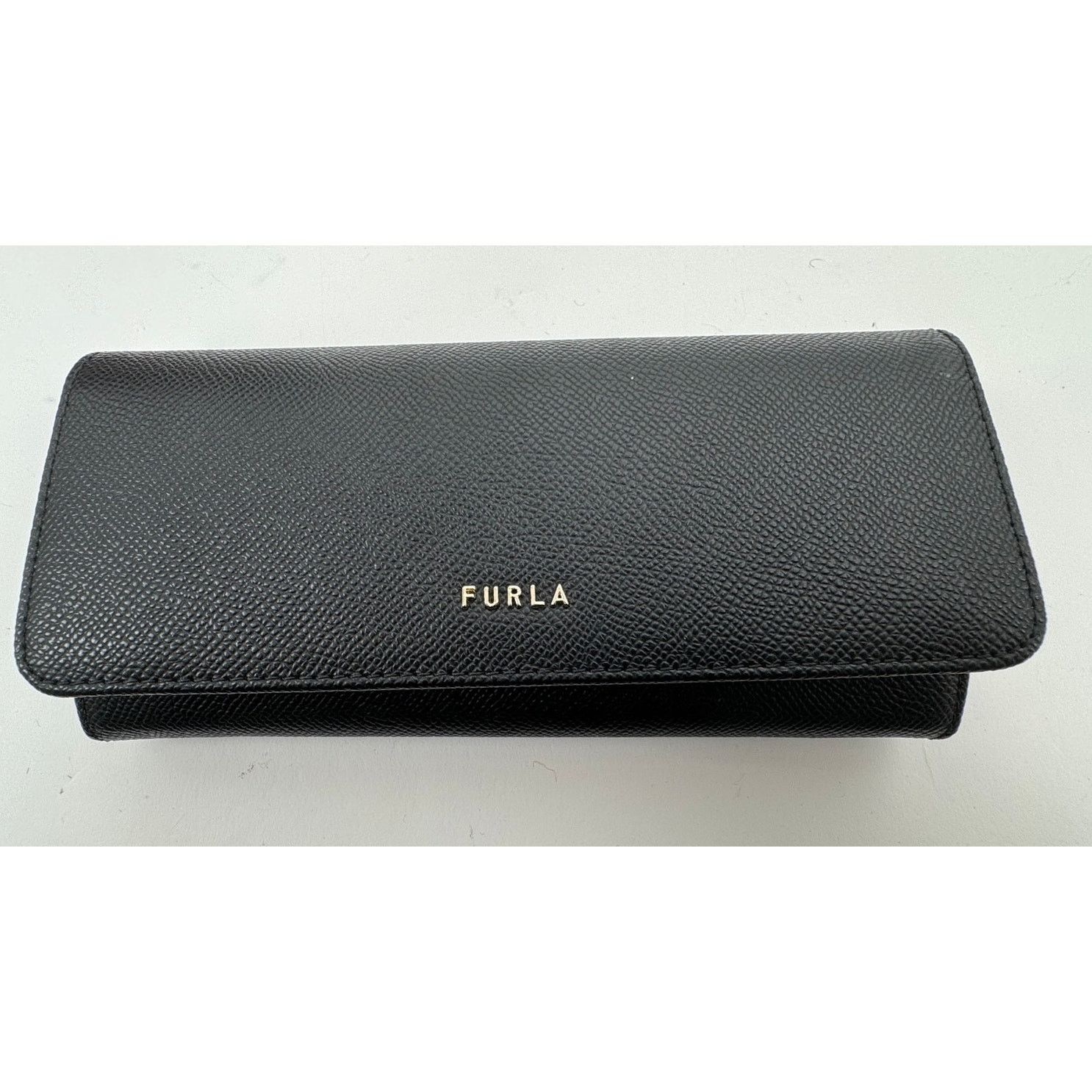 Furla Furla Black Pebble Grained Continental Trifold Wallet Size ONE SIZE - 2 Thumbnail