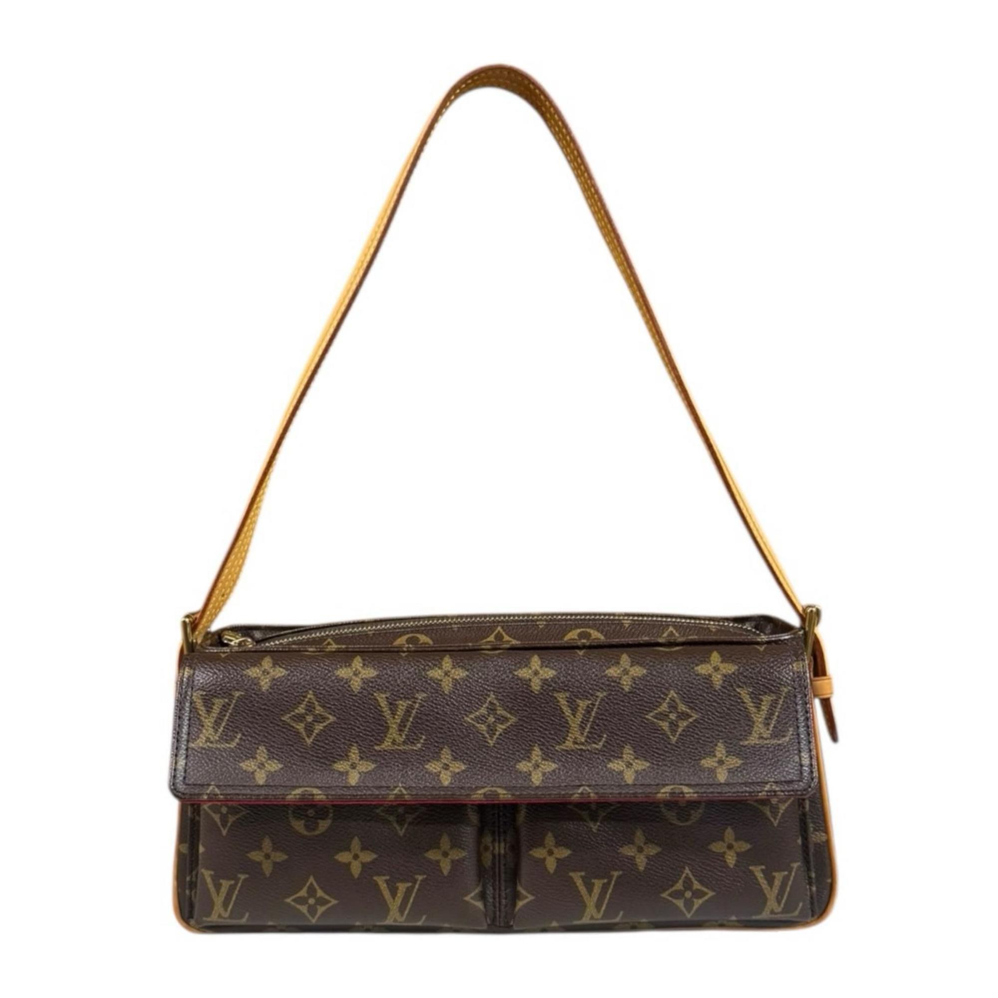 Louis Vuitton Viva Cite MM Monogram Shoulder Bag in Canvas M51164 Brown Women's LOUIS VUITTON