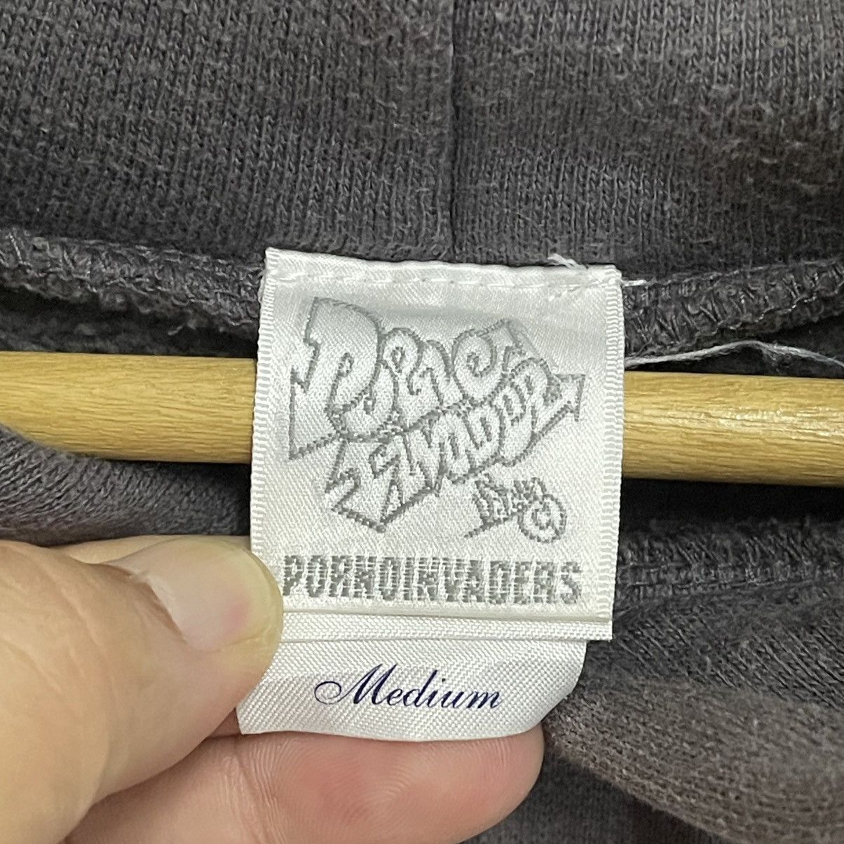 Japanese Brand Porno Invaders Skate Brand Big Logo Pullover Hoodie Size US M / EU 48-50 / 2 - 9 Thumbnail