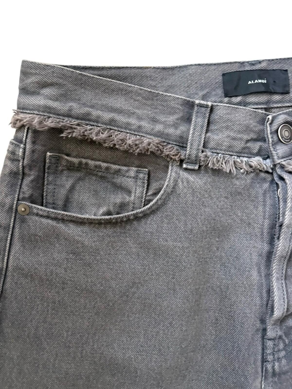 Alanui Alanui Made in Italy Free Horizons Jeans Grey Size 26 Size 26" / US 2 / IT 38 - 8 Thumbnail