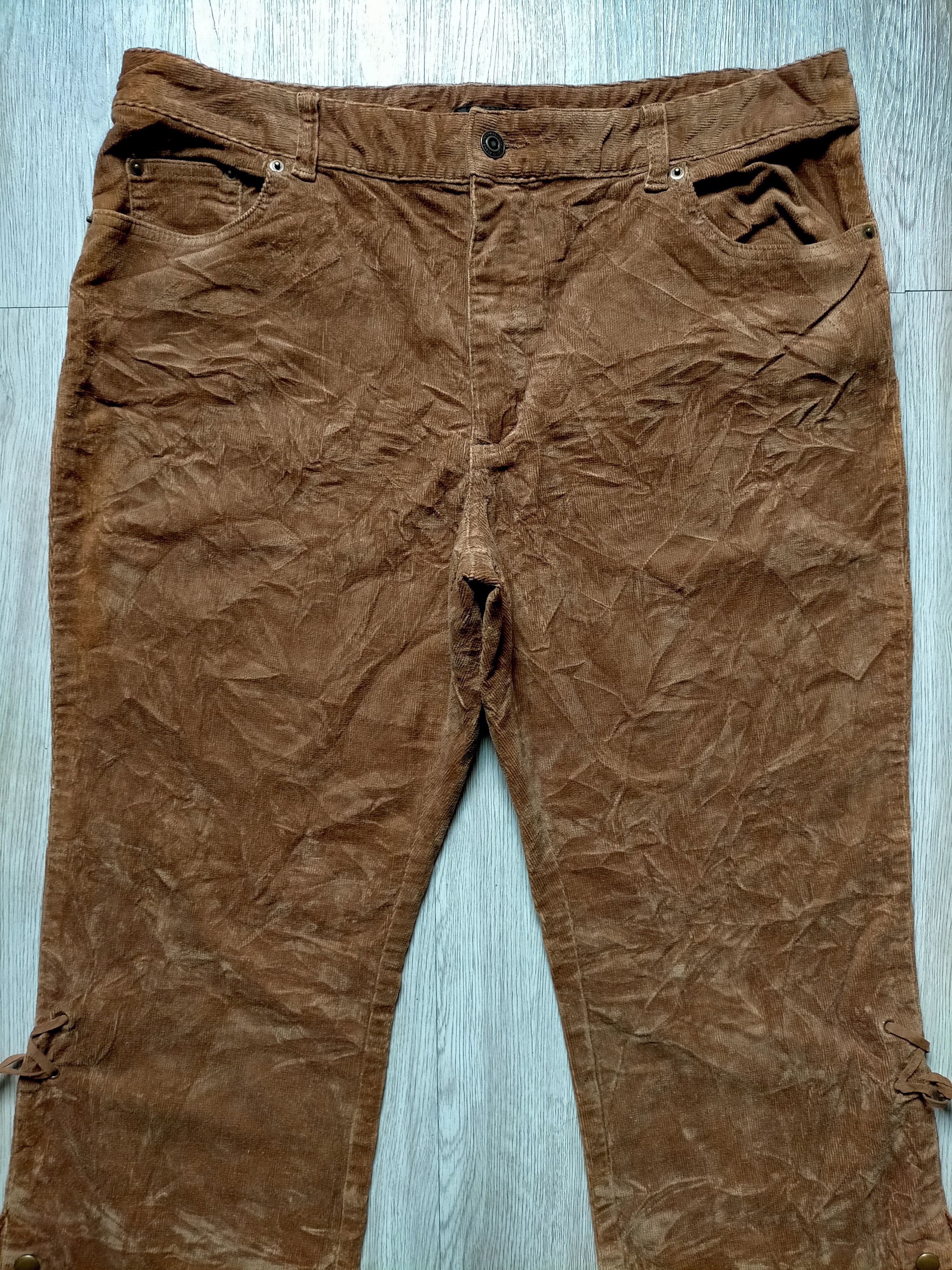 Hysteric Glamour Livre Claire Flare Coudroy Punk style Pants Size US 35 - 3 Thumbnail
