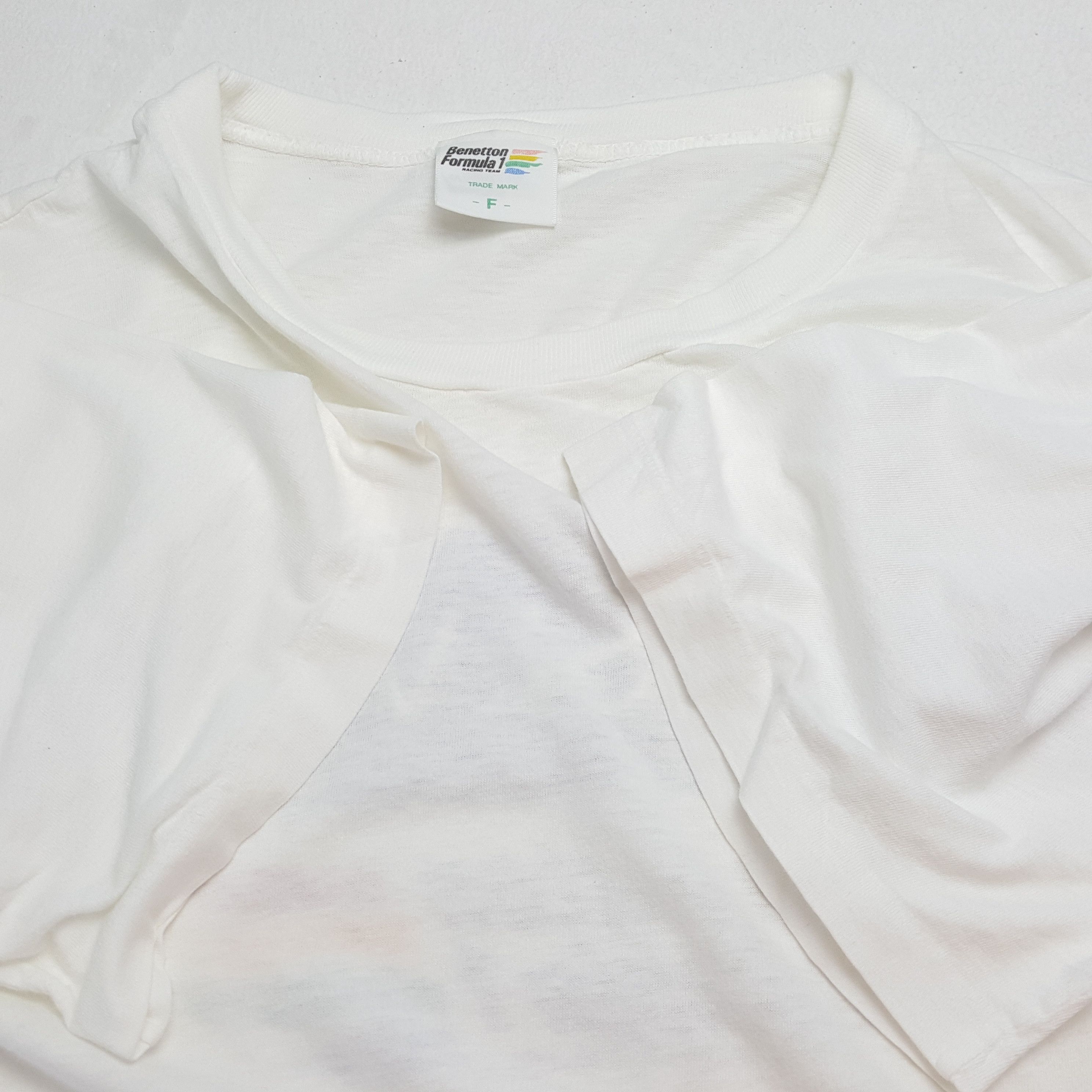 Benetton × Vintage VIntage BENETTON FORMULA 1 Racing Team T-Shirts Size US L / EU 52-54 / 3 - 6 Thumbnail