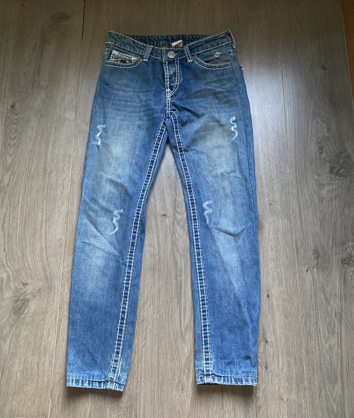 True Religion True Religion Ricky Super T Jeans Fits 31x30 Made in USA Size US 30 / EU 46 - 4 Thumbnail