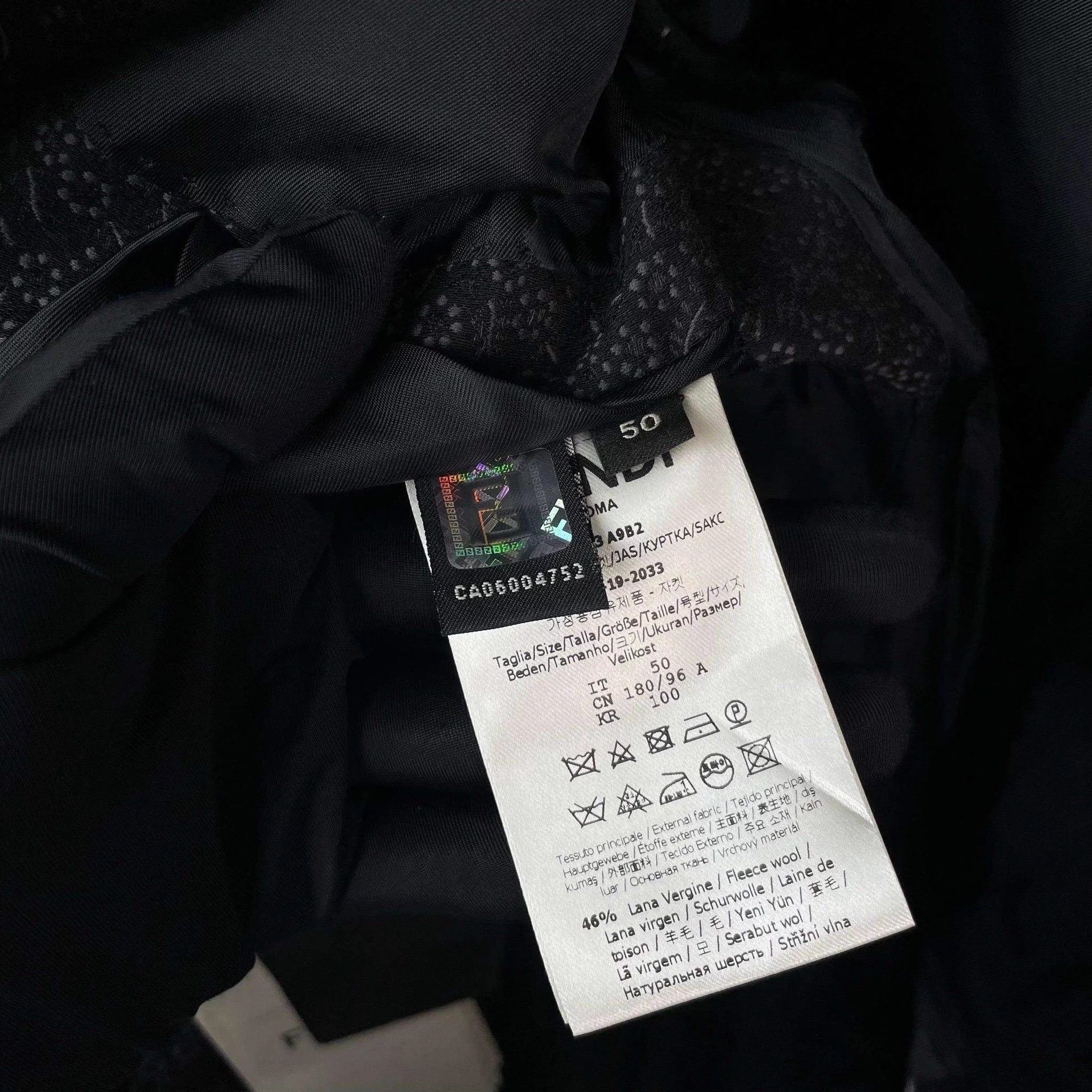 Fendi Fendi suit jacket men's 50 Size US M / EU 48-50 / 2 - 6 Thumbnail
