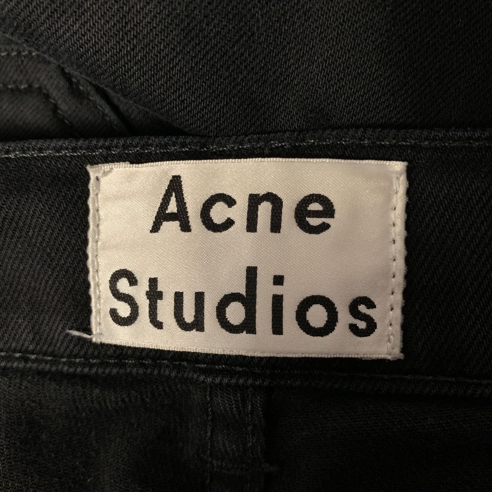 Acne Studios ACNE STUDIOS Size 31 Black Cotton Blend Skinny Jeans Size US 31 - 4 Thumbnail