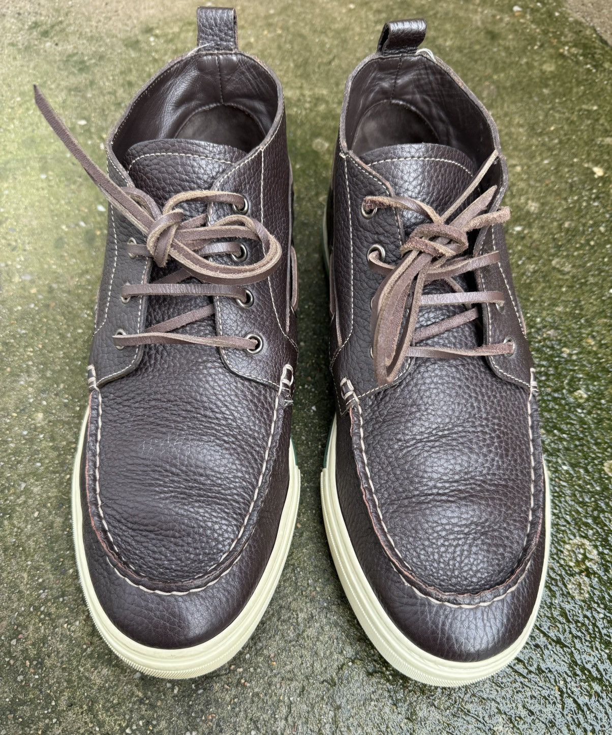 Gucci ✨Gucci✨ (259191) Leather shoes W/ leather laces Size U.S 9.5 Size US 9.5 / EU 42-43 - 2 Thumbnail