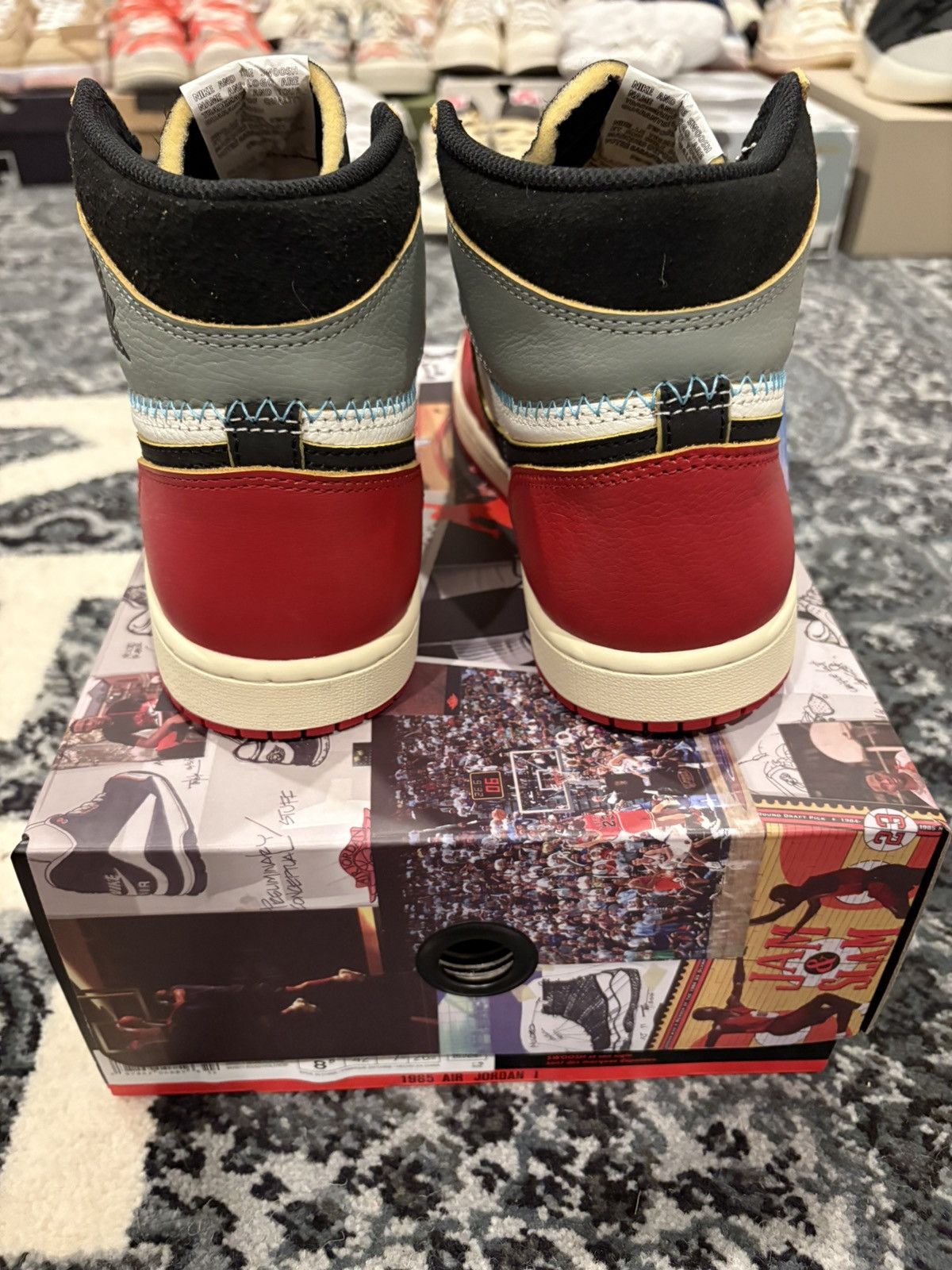 Jordan Brand × Nike Nike Air Jordan 1 Union Sz 8.5 Size US 8.5 / EU 41-42 - 4 Thumbnail