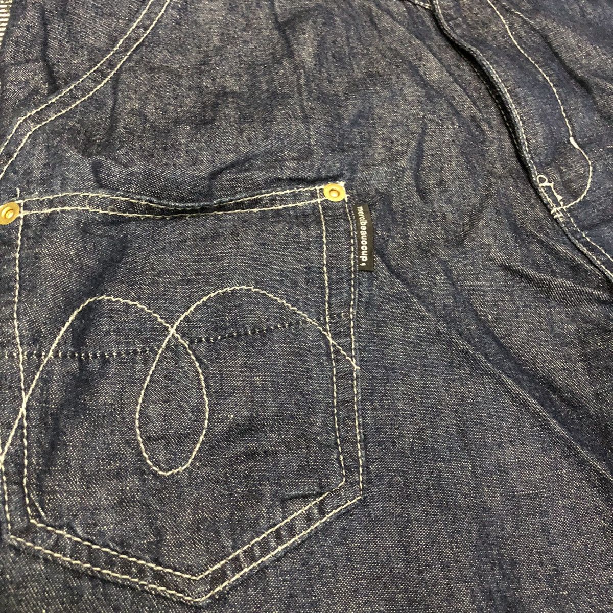 Issey Miyake Mercibeaucop Assymetrical Denim Trousers Balloons Jeans Size US 30 / EU 46 - 7 Thumbnail