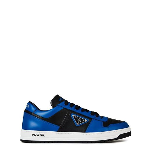 Prada Men'S Downtown Leather Low Top Trainers Size US 10 / EU 43 - 1 Thumbnail