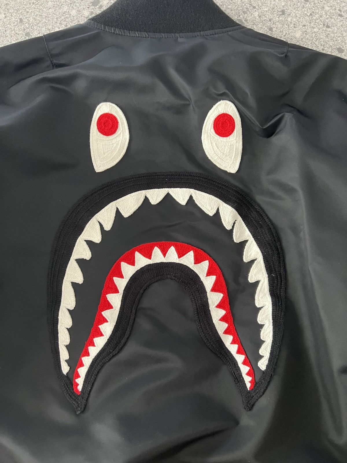 Bape BAPE Light Weight PONR Shark MA-1 Size US M / EU 48-50 / 2 - 3 Thumbnail
