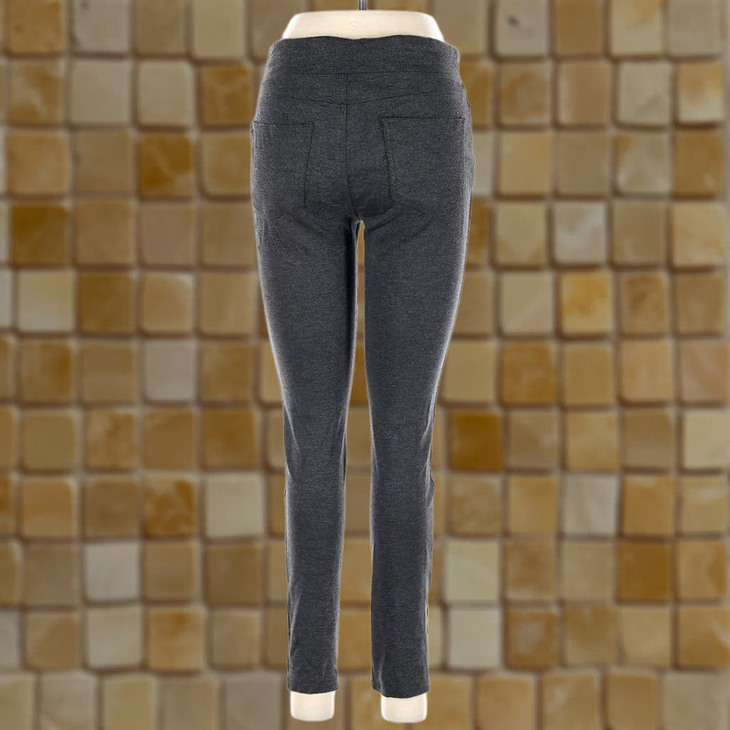 Vintage VINTAGE NEW WOMENS ST. JOHN'S BAY MID-RISE COMFORT STRETCH LEGGING CHARCOAL GREY 3X Size 40" / US 18 - 1 Preview
