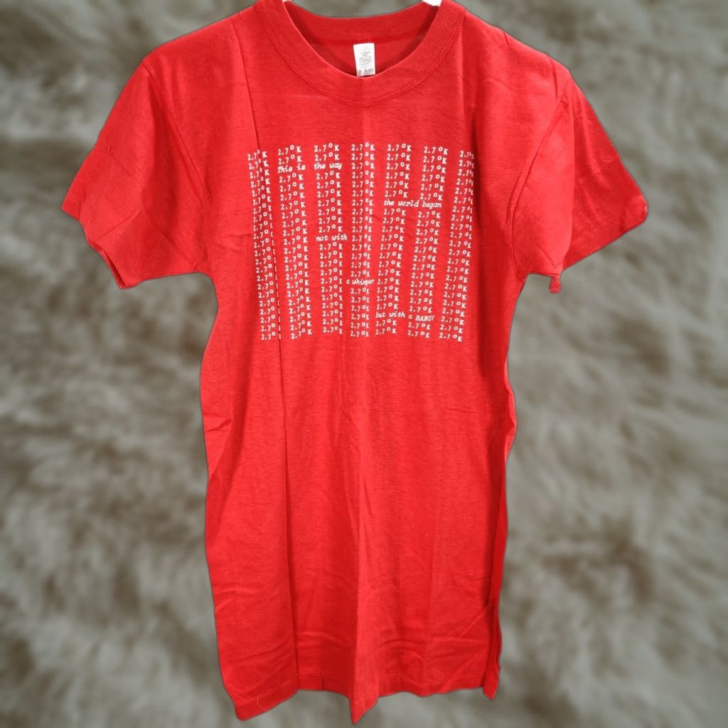 Theory Vintage Women's Single Stitch 2.70K Big Bang Theory Red T-Shirt Cotton Sz M Size M / US 6-8 / IT 42-44 - 1 Thumbnail