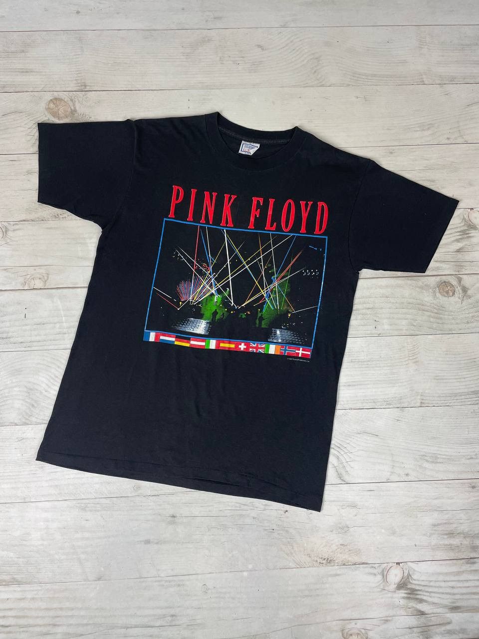 Pink Floyd Vintage Pink Floyd 1987 A Momentary Lapse of Reason Tour Tee Size US XL / EU 56 / 4 - 1 Thumbnail