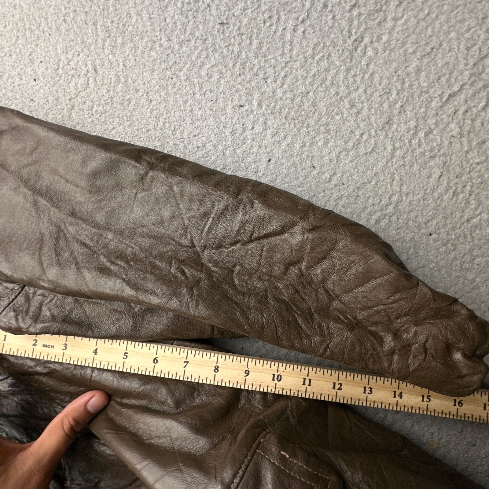 Other Vintage 70s Grais Cabretta Leather Coat Jacket Mens 40 M Size US M / EU 48-50 / 2 - 5 Thumbnail