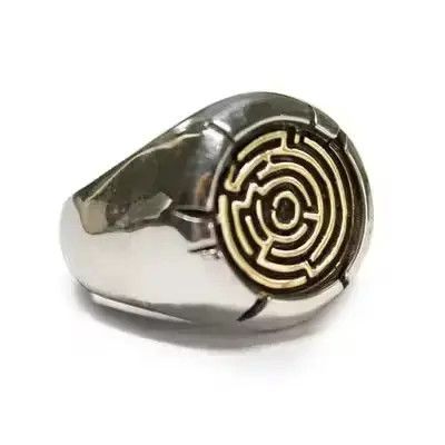 Other Vintage Maze Ring Stainless Steel Mens Ring Size ONE SIZE - 4 Thumbnail