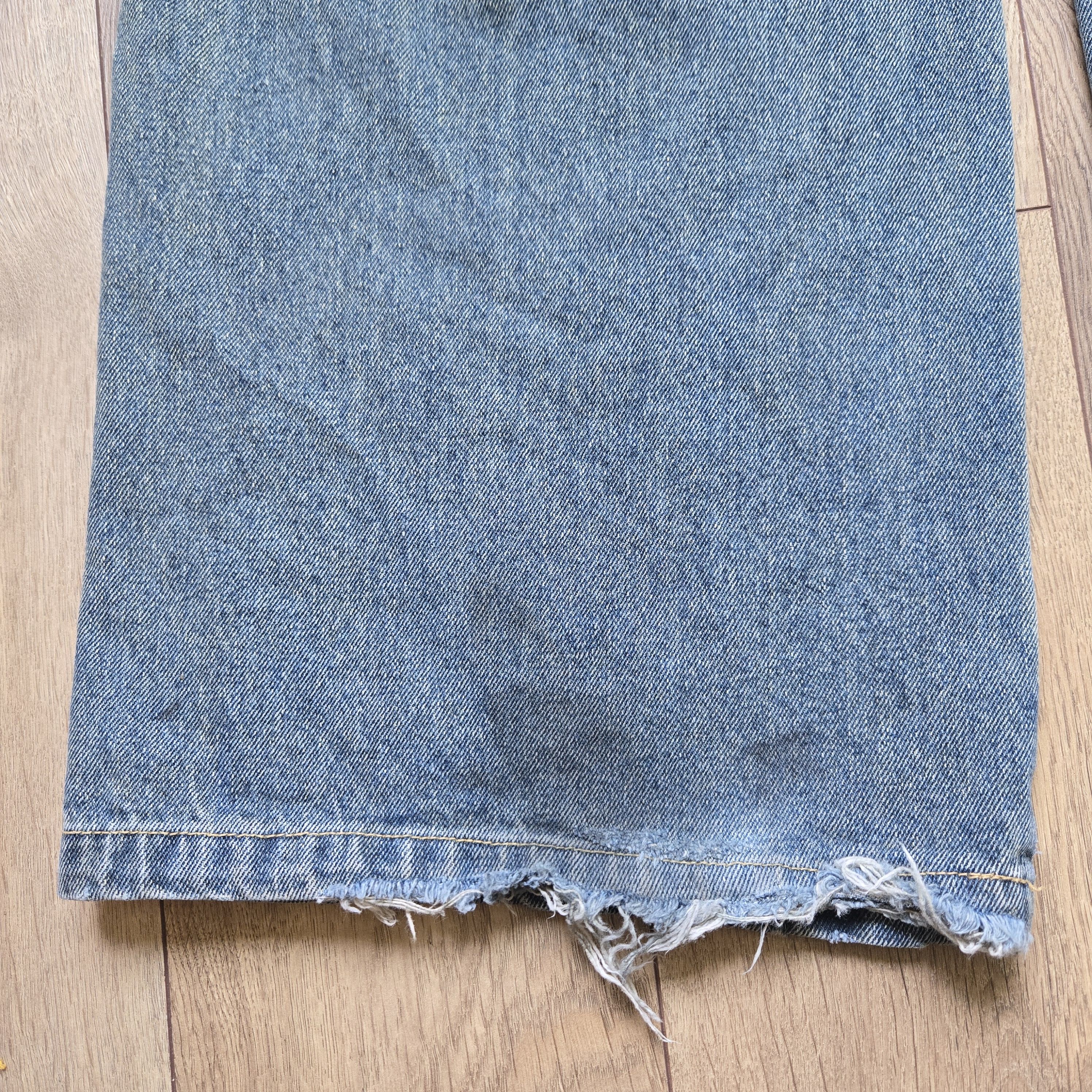 No Faith Studios No Faith Studios Basic Flared Denim Jeans Small Destroyed Size US 30 / EU 46 - 9 Thumbnail