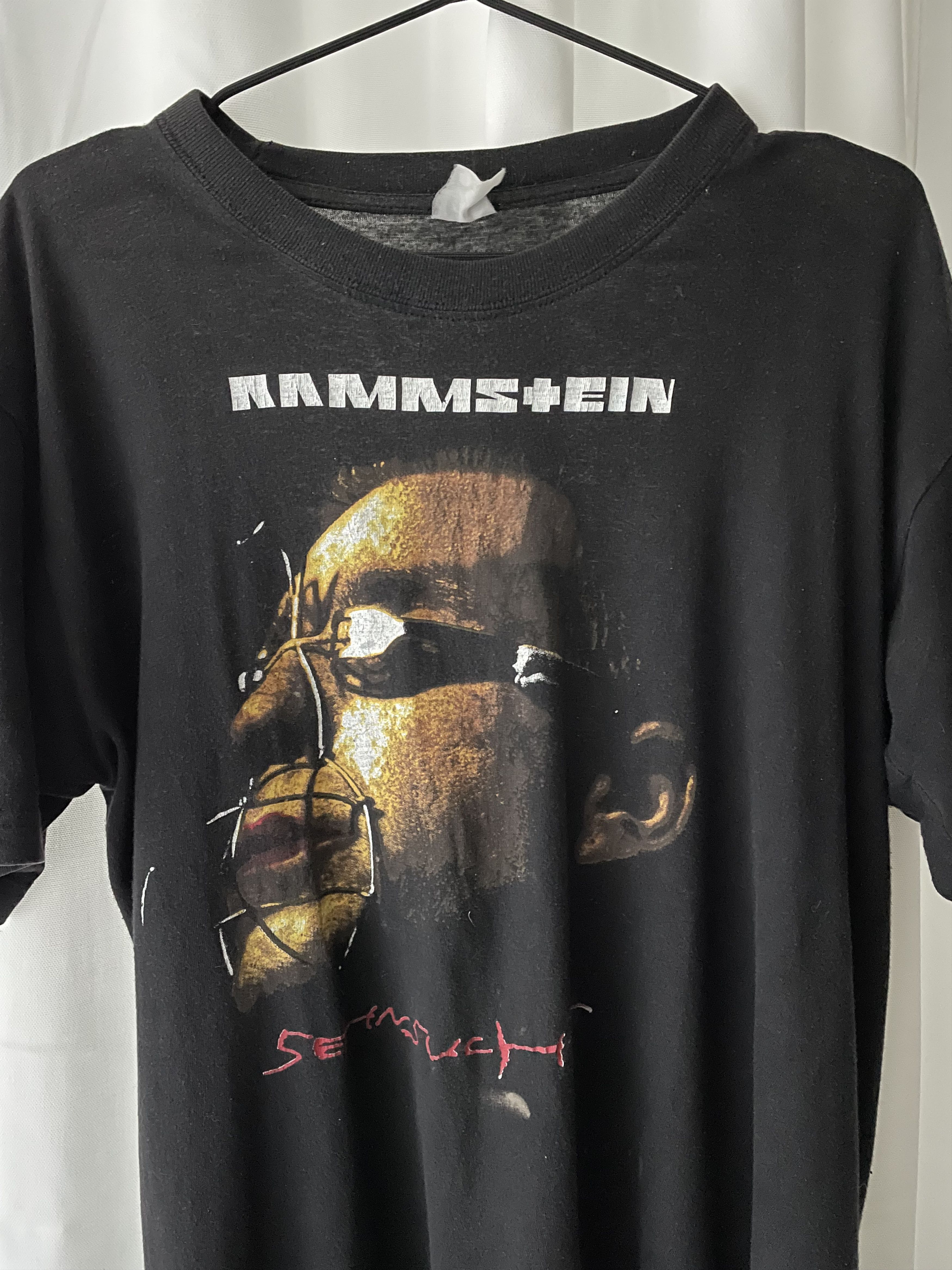 Vintage 90s Vintage Rammstein Sehnsucht Merch Shirt Size US S / EU 44-46 / 1 - 2 Thumbnail
