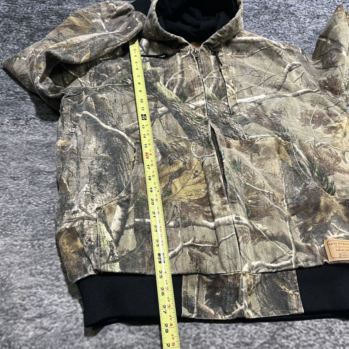 Levi's Vintage Levi Strauss Camo Hooded Jacket Canvas Workwear Size US M / EU 48-50 / 2 - 12 Thumbnail