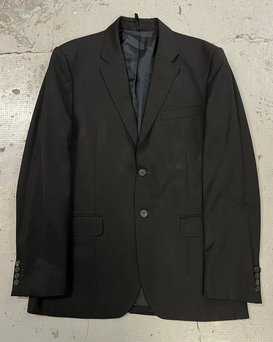 Givenchy 2000s Givenchy Black Wool Classy Blazer Jacket Size US M / EU 48-50 / 2 - 1 Thumbnail