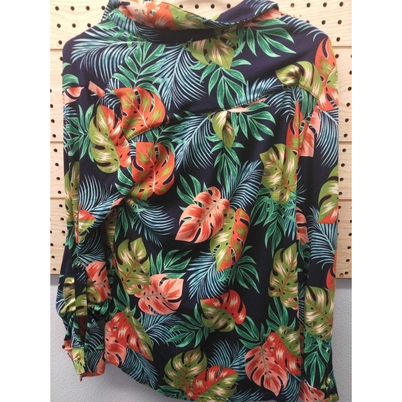 Other Dna Couture Blouse Size L Woman's Hawaiian Soft Size L / US 10 / IT 46 - 6 Thumbnail