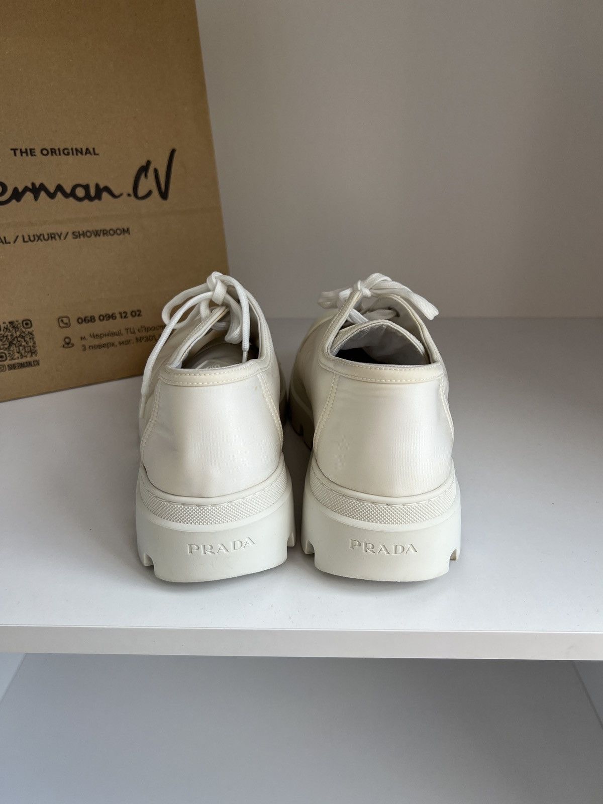 Designer × Prada × Vintage Vintage Prada Plain Logo Luxury Shoes Size US 9 / EU 42 - 12 Thumbnail