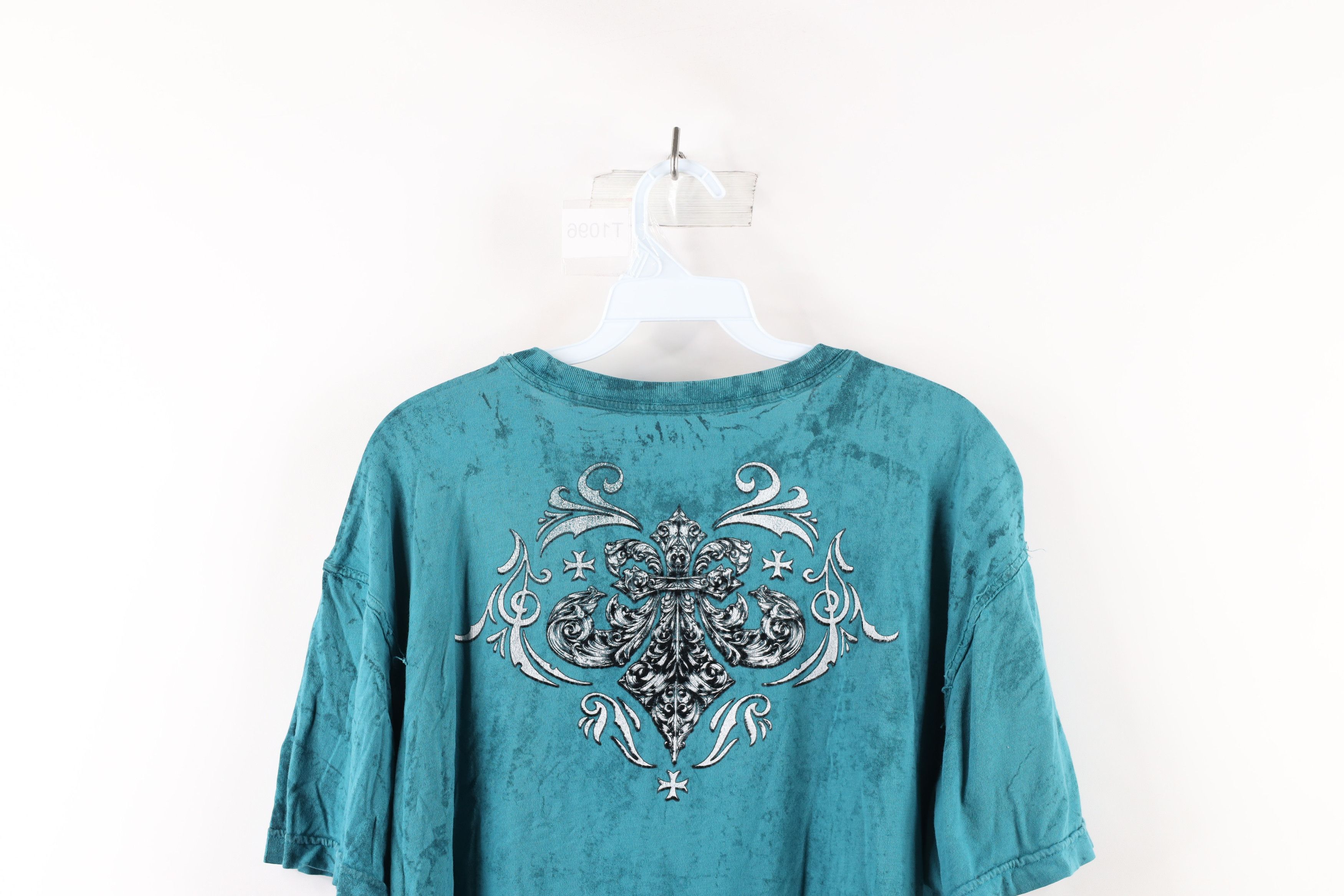 Affliction × Vintage Vintage Affliction Fleur de Lis UFC MMA Fighting T-Shirt USA Size US L / EU 52-54 / 3 - 9 Thumbnail