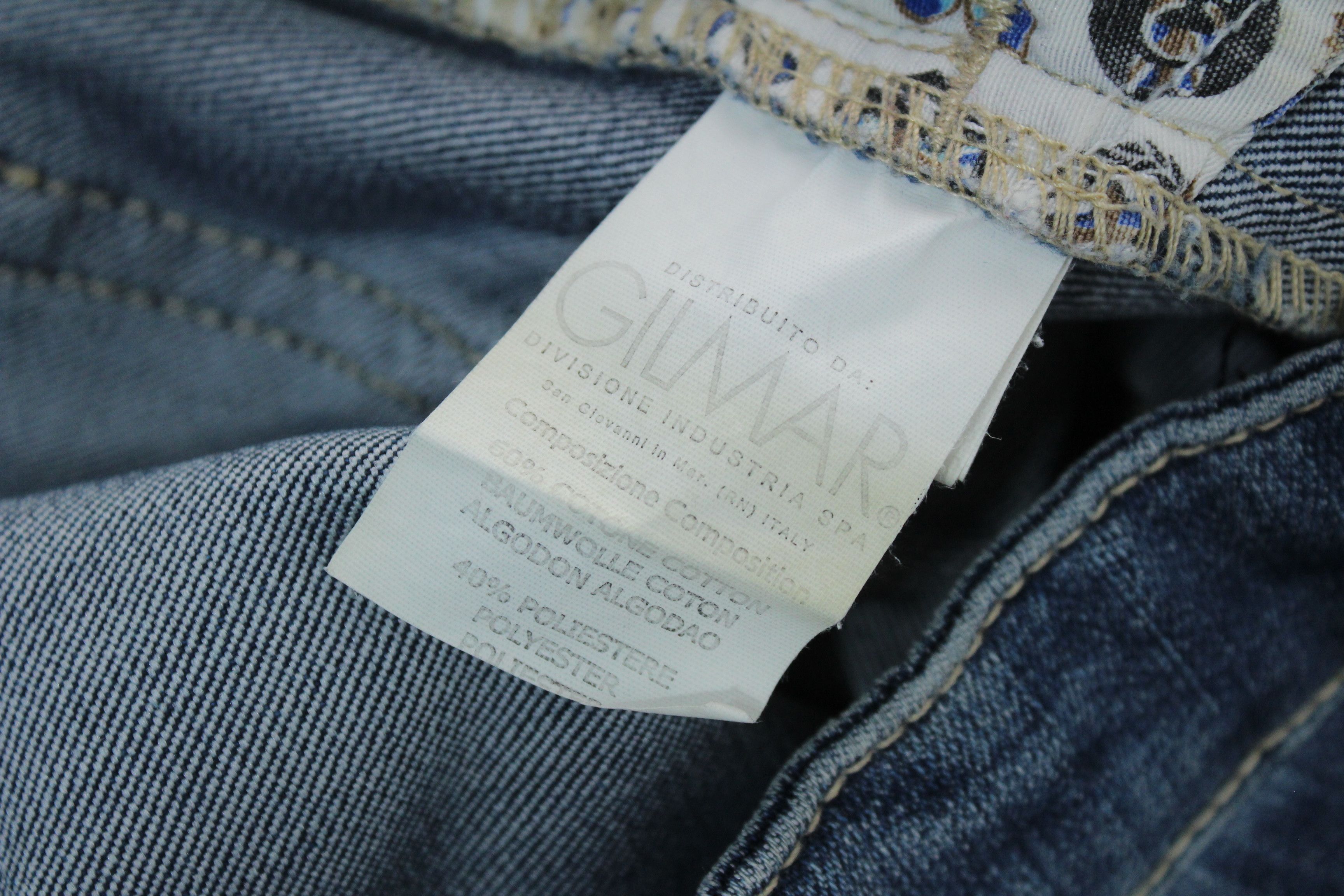 Iceberg Iceberg Indoor Big Logo Blue Distressed Denim Jeans Size 31 Size US 31 - 11 Thumbnail