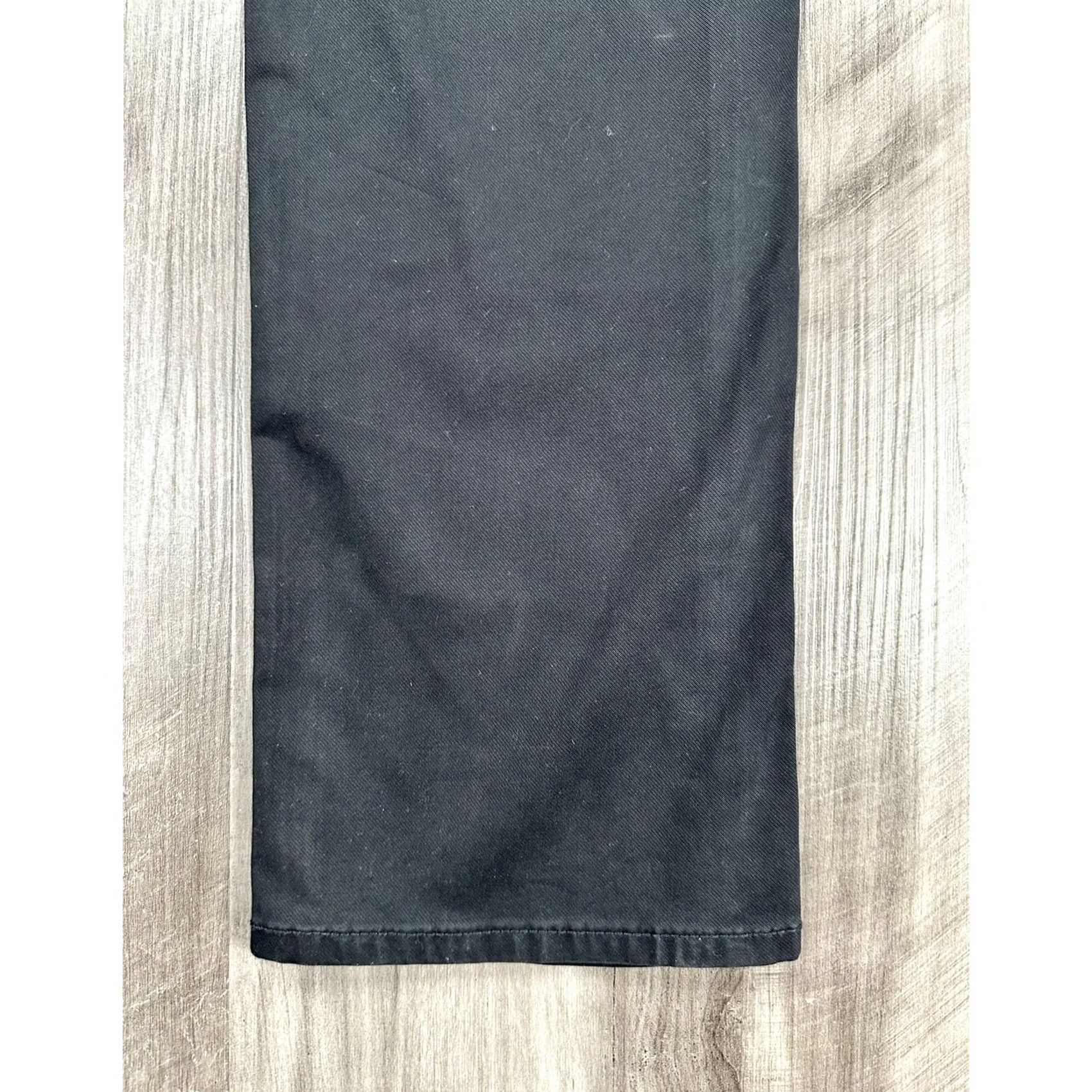 Buffalo David Bitton Buffalo David Bitton Ash Slim Men's 31x34 Garment Dyed Black Stretch Chino Jeans Size US 31 - 5 Thumbnail