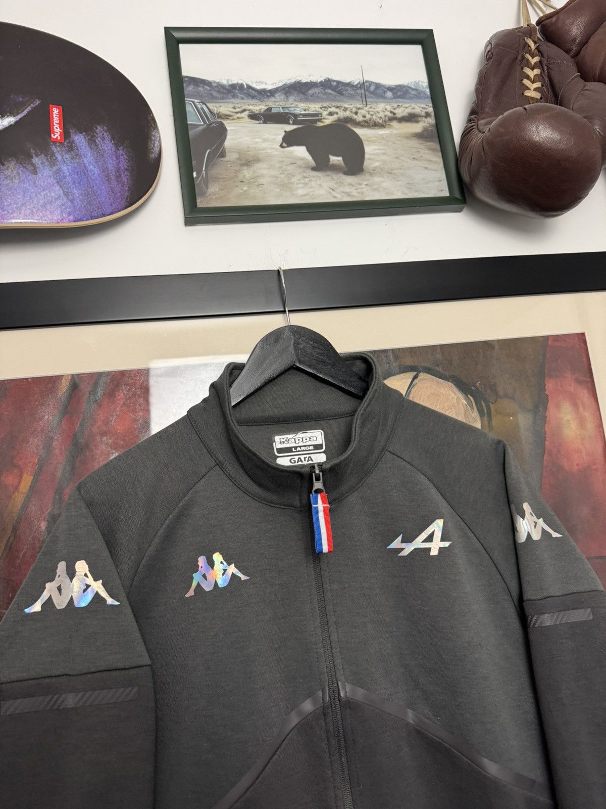 Formula 1 Kappa Alpine F1 Team Formula 1 Zip Sweatshirt Tech Fleece Size US L / EU 52-54 / 3 - 3 Thumbnail