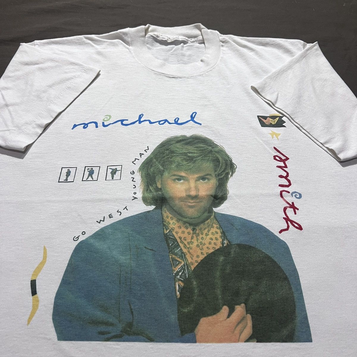 Band Tees Vintage 90s Michael W. Smith Tee Pop rock CCM Christian pop Size US L / EU 52-54 / 3 - 2 Thumbnail