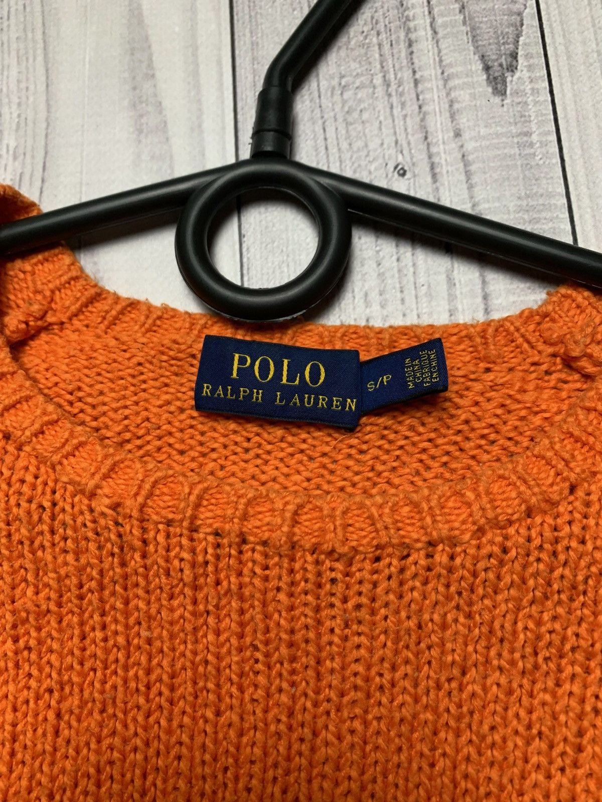 Polo Ralph Lauren × Vintage Vintage polo Ralph Lauren orange sweater Avant-garde Size S Size S / US 4 / IT 40 - 3 Thumbnail