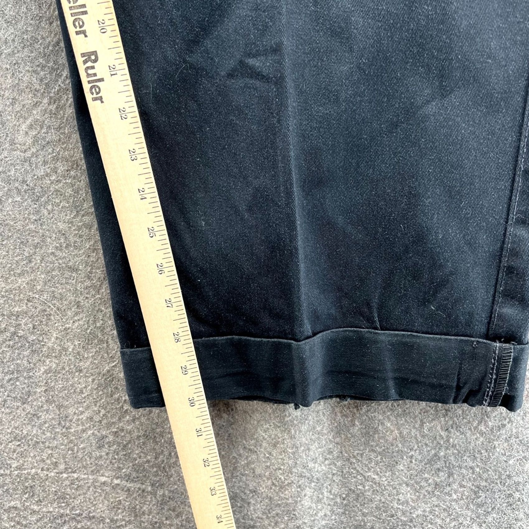 Carhartt Carhartt Pants Mens 54x32 Black Twill Relaxed Straight Pocket Button Front Flat Front Chino Workwear Vintage: No Size US 38 / EU 54 - 7 Thumbnail