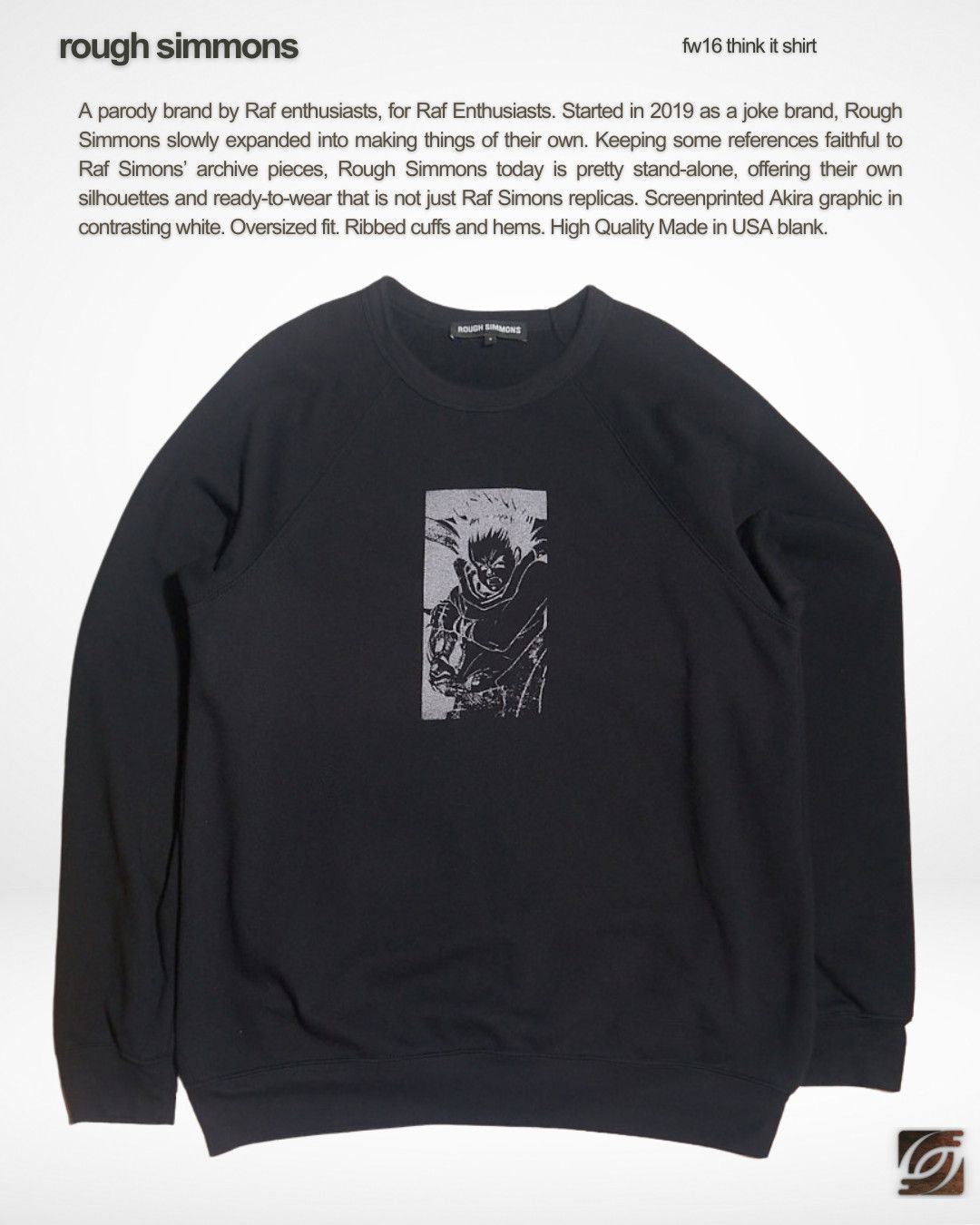 Rough Simmons AW21 Akira Print Oversized Sweater Size US M / EU 48-50 / 2 - 1 Thumbnail