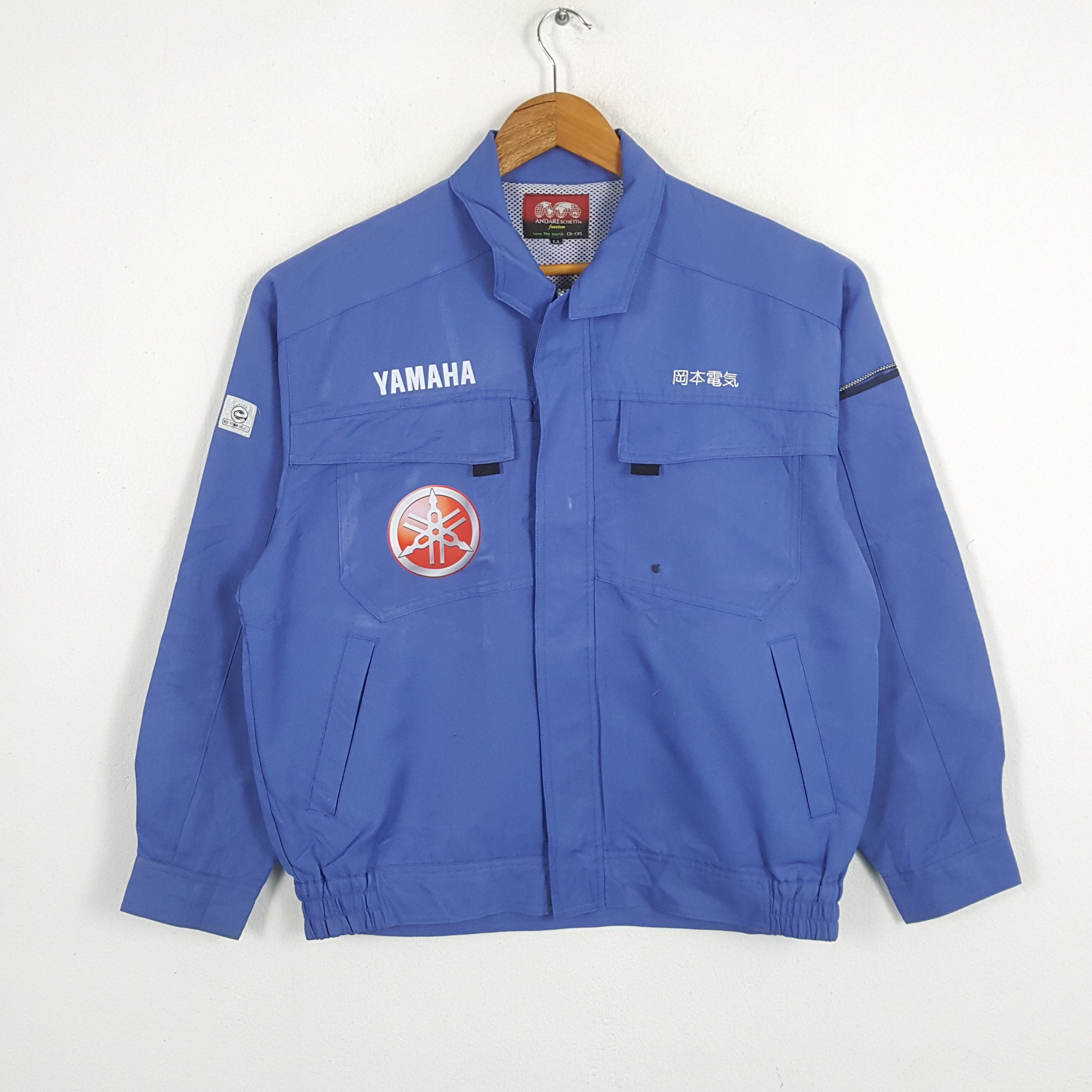 Vintage × Yamaha Vintage YAMAHA Japanese Motorcycle Racing Custom Jacket Size US L / EU 52-54 / 3 - 3 Thumbnail