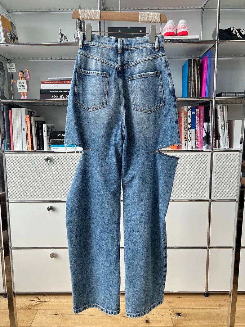 Other Maison Margiela Blue knife-cut jeans Size 24" / US 00 / IT 34 - 3 Thumbnail