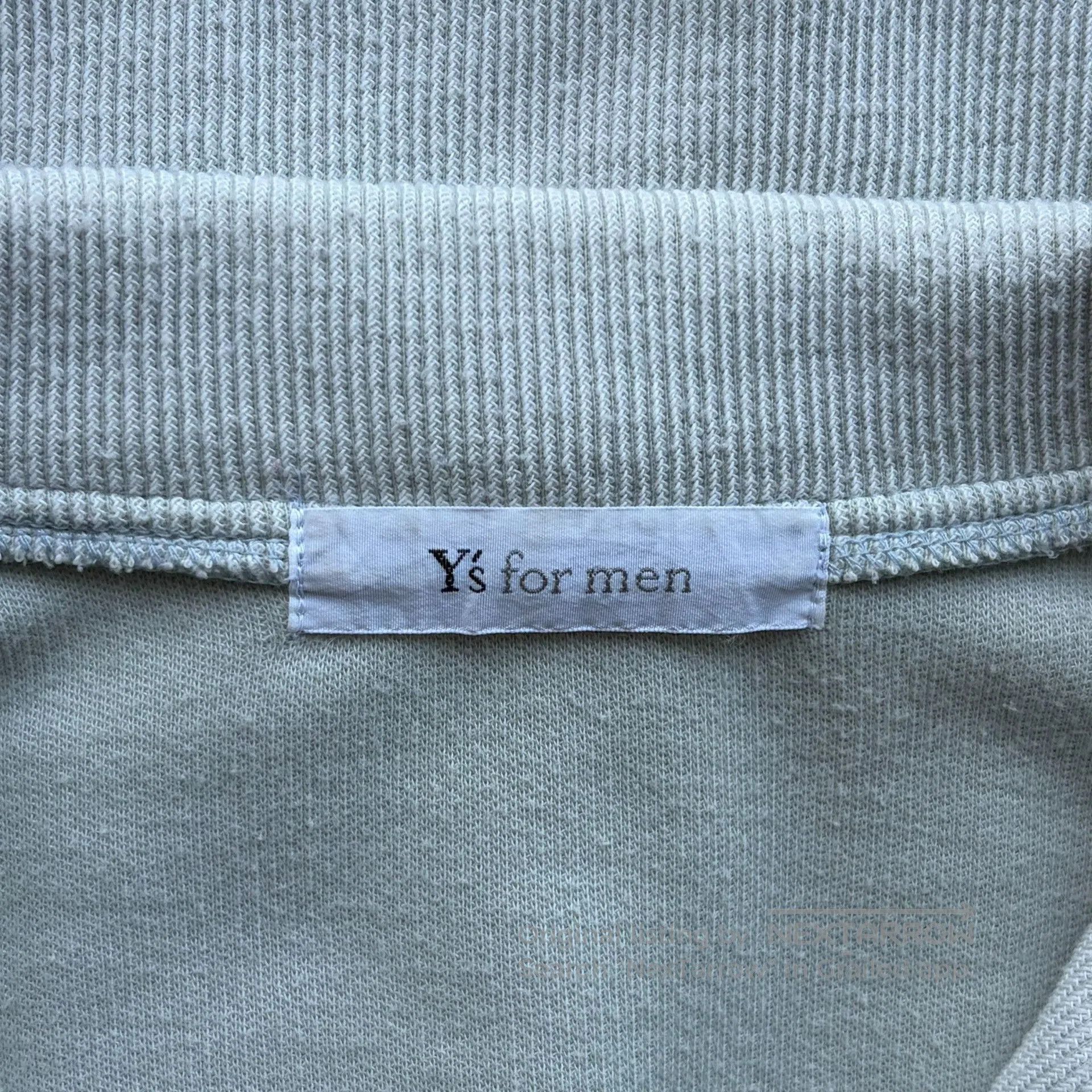 Y's for Men 90s Yohji Yamamoto Half-Zip T-Shirt. Size US M / EU 48-50 / 2 - 6 Thumbnail