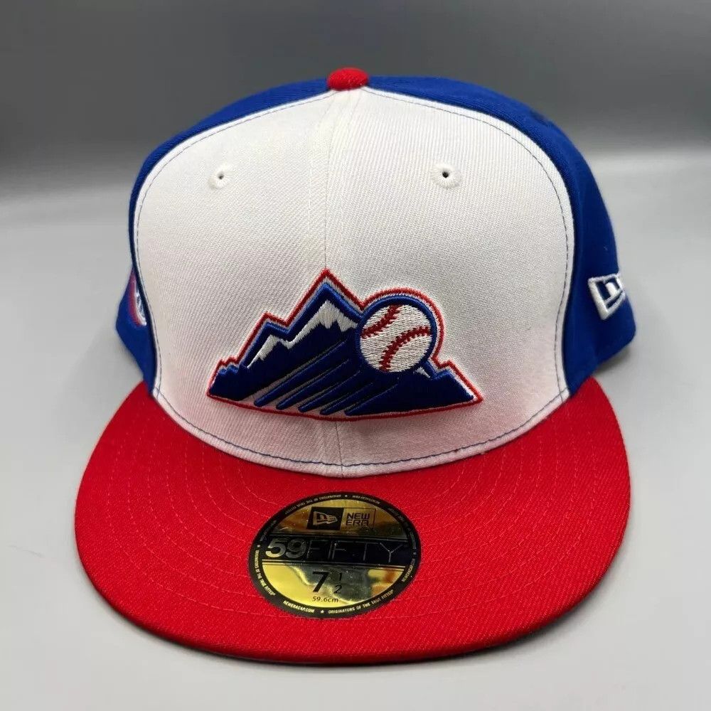 New Era Colorado Rockies Hat Men 7 1/2 59Fifty New Era Fitted Cap Size ONE SIZE - 2 Thumbnail