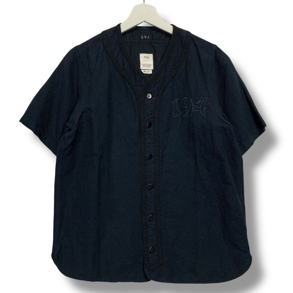 VISVIM DUGOUT SHIRT ベースボールシャツ Visvim Santome Dugout Shirt Navy – NOMAD