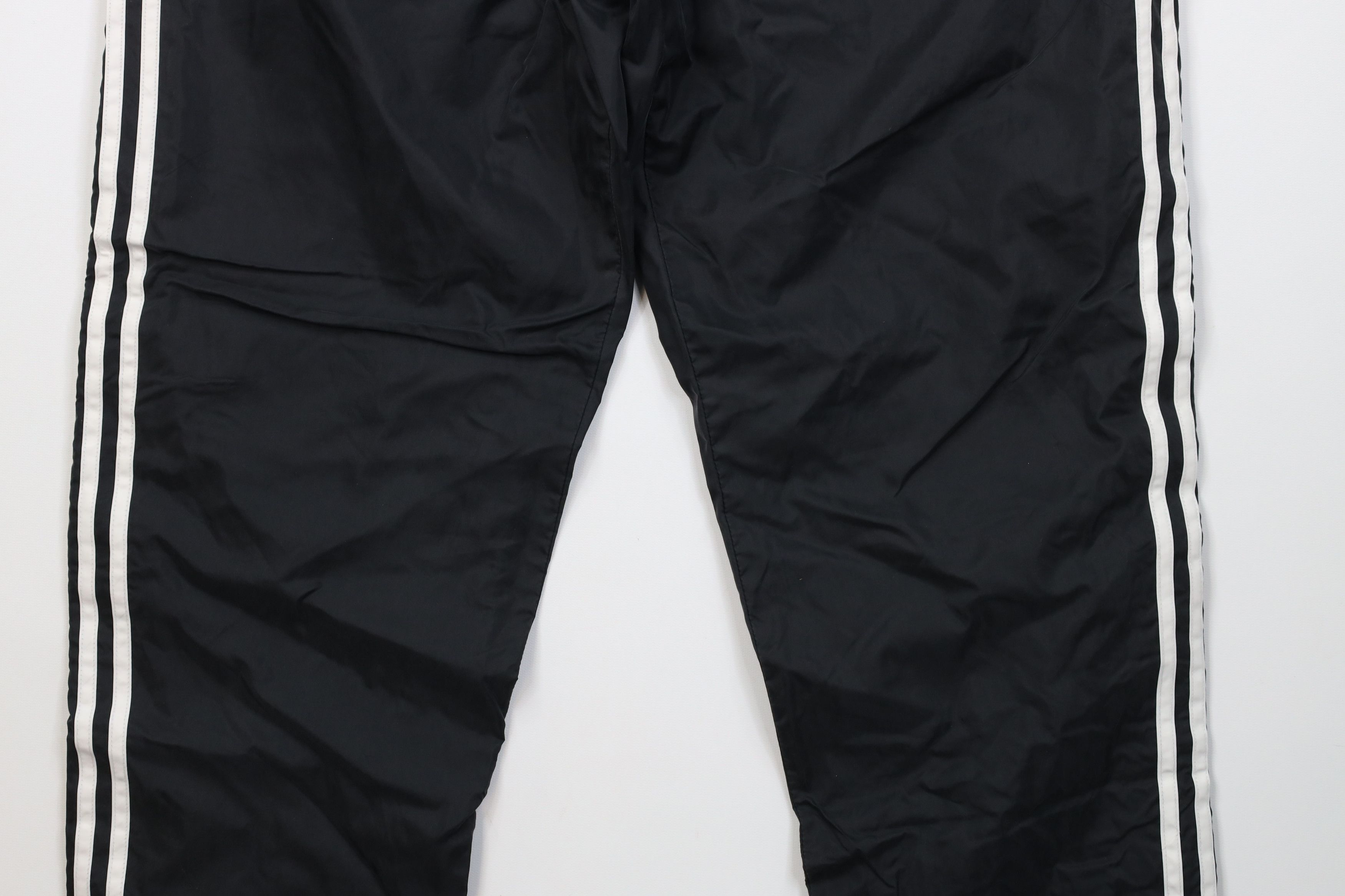 Adidas Vintage 90s Adidas Lined Wide Leg Tearaway Windbreaker Pants Size US 34 / EU 50 - 4 Thumbnail