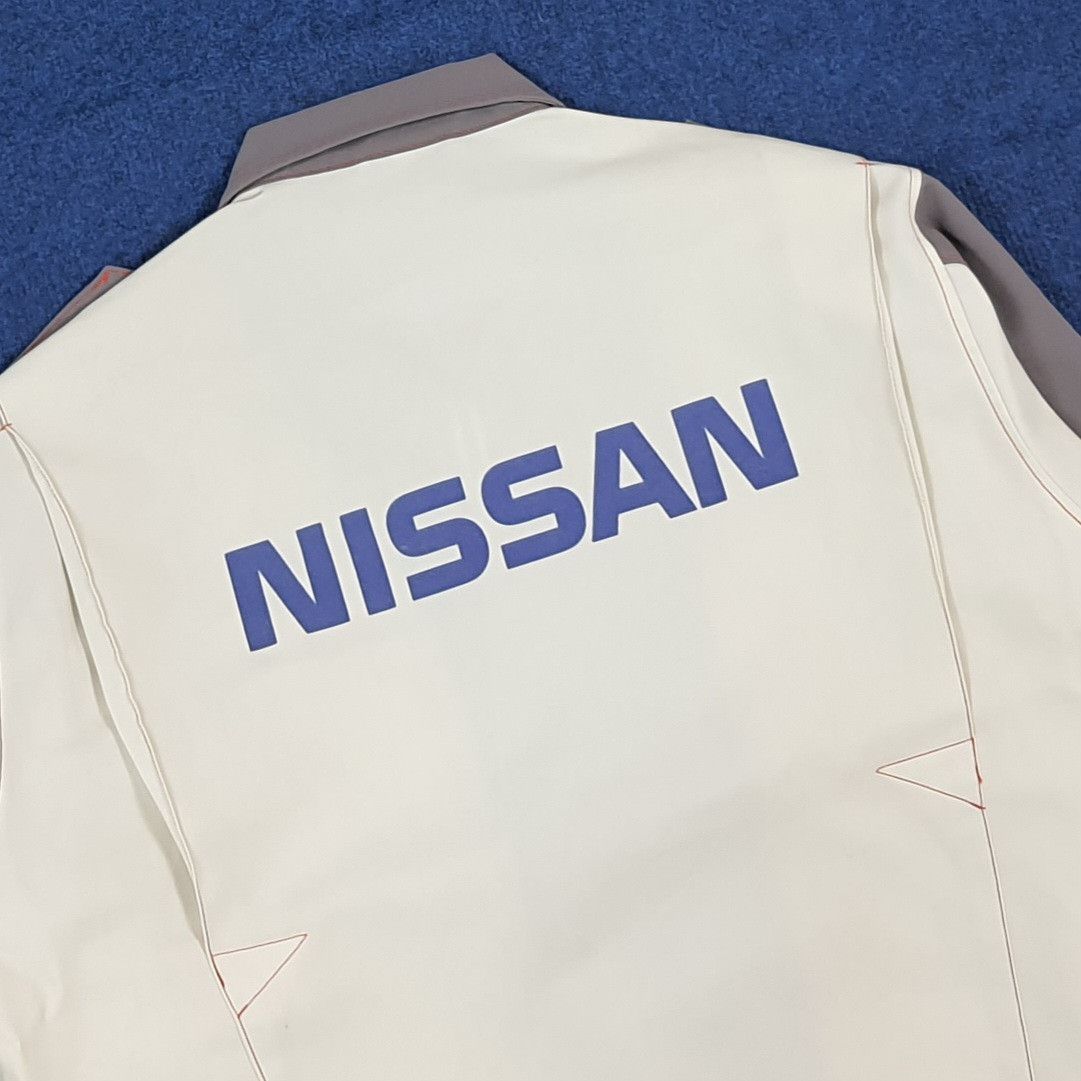 Japanese Brand Vintage NISSAN Mechanic Jacket JDM Patches Workwear C293N7 Size US M / EU 48-50 / 2 - 2 Thumbnail