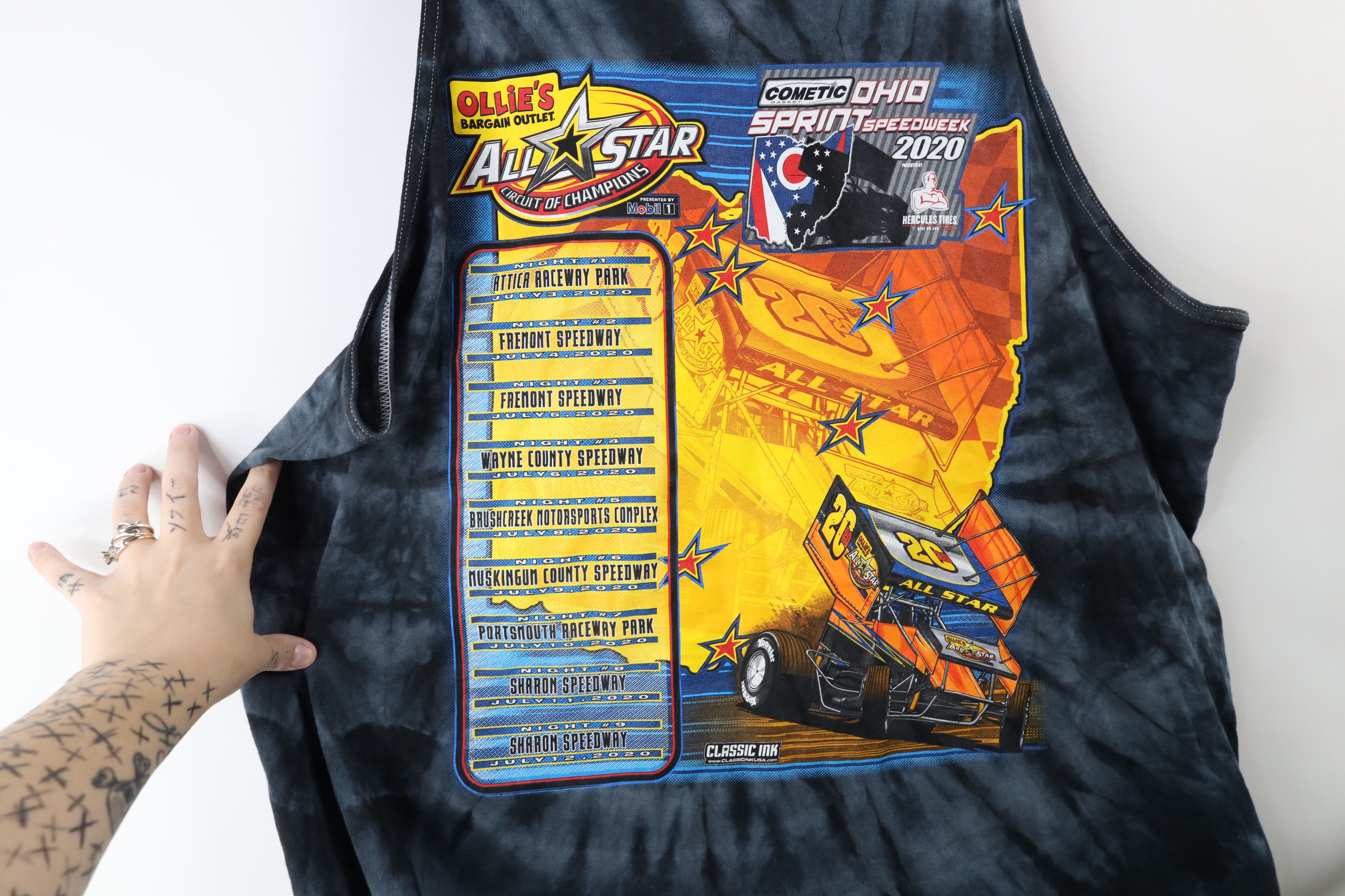 Vintage Star Circuit of Champions Sprint Racing Tank Top T-Shirt Size US XXL / EU 58 / 5 - 8 Thumbnail