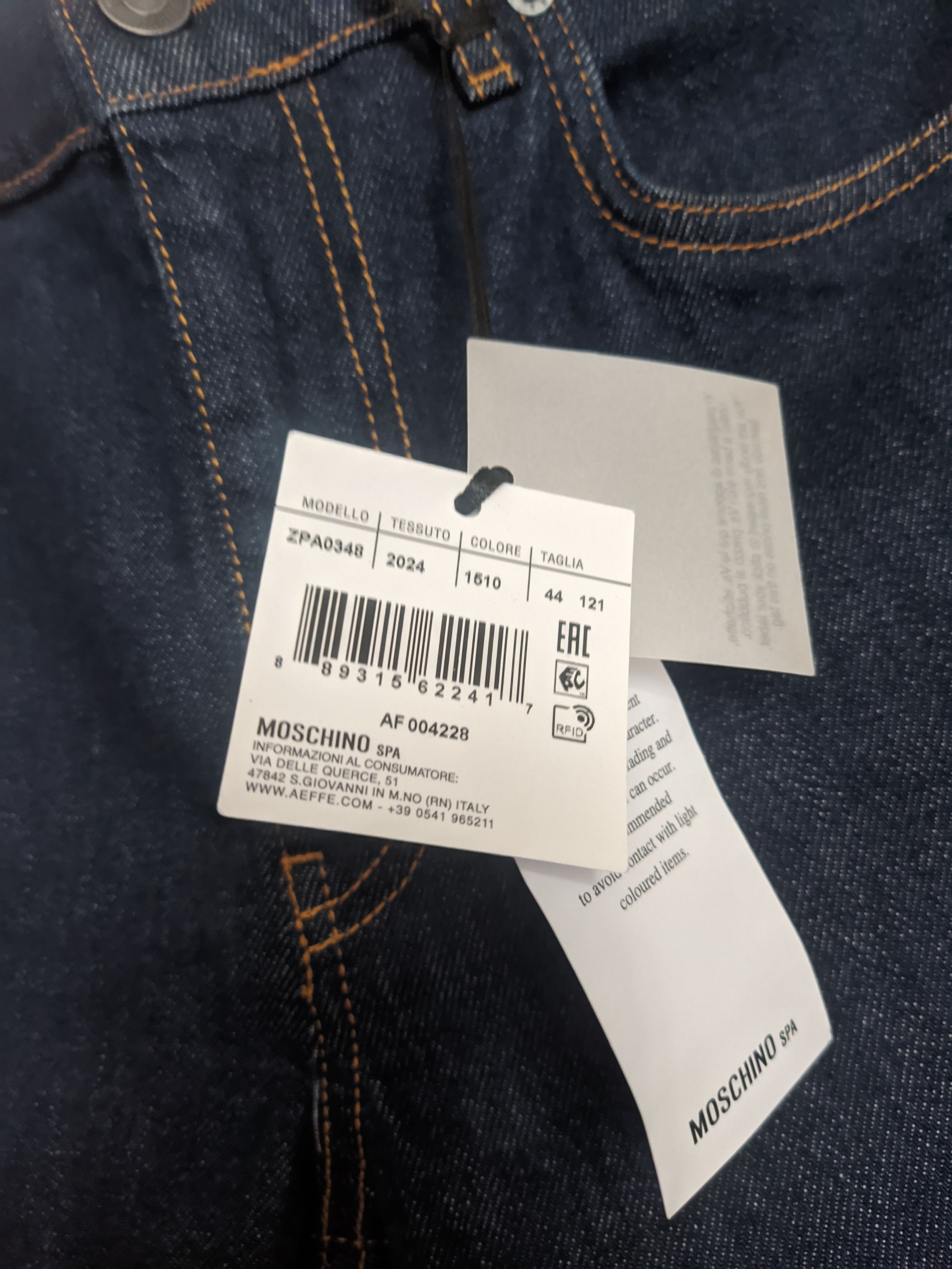 (NWT) Moschino Milano Jeans